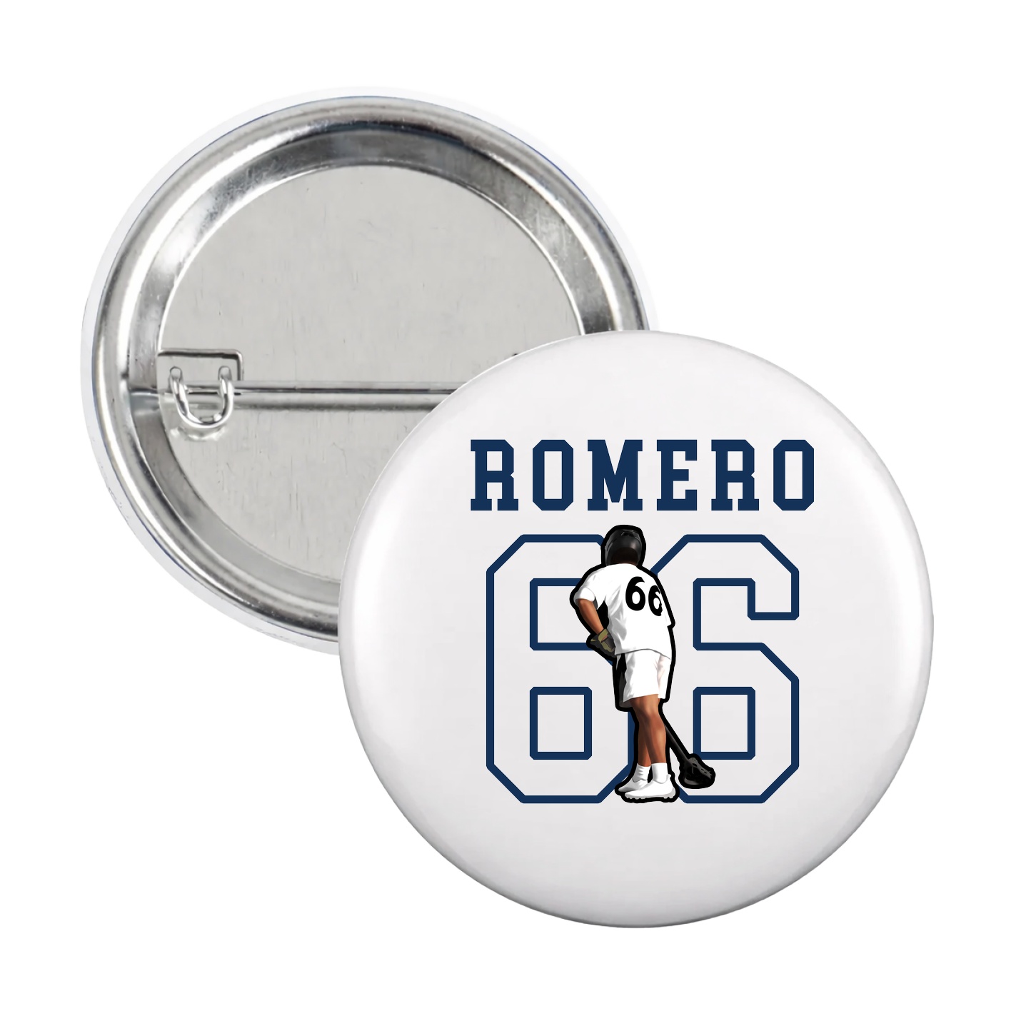 Game Day Button — Shirsey in White