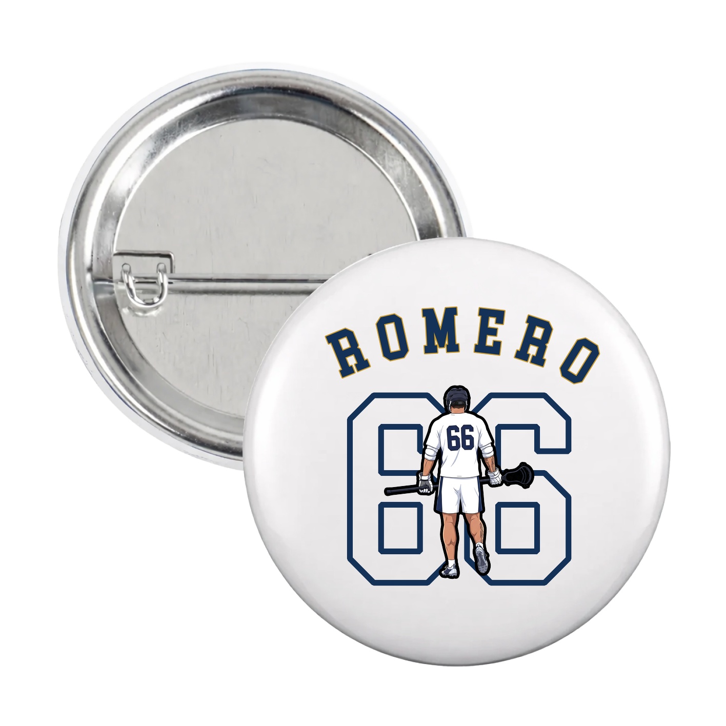 Game Day Button — Shirsey Arch in White