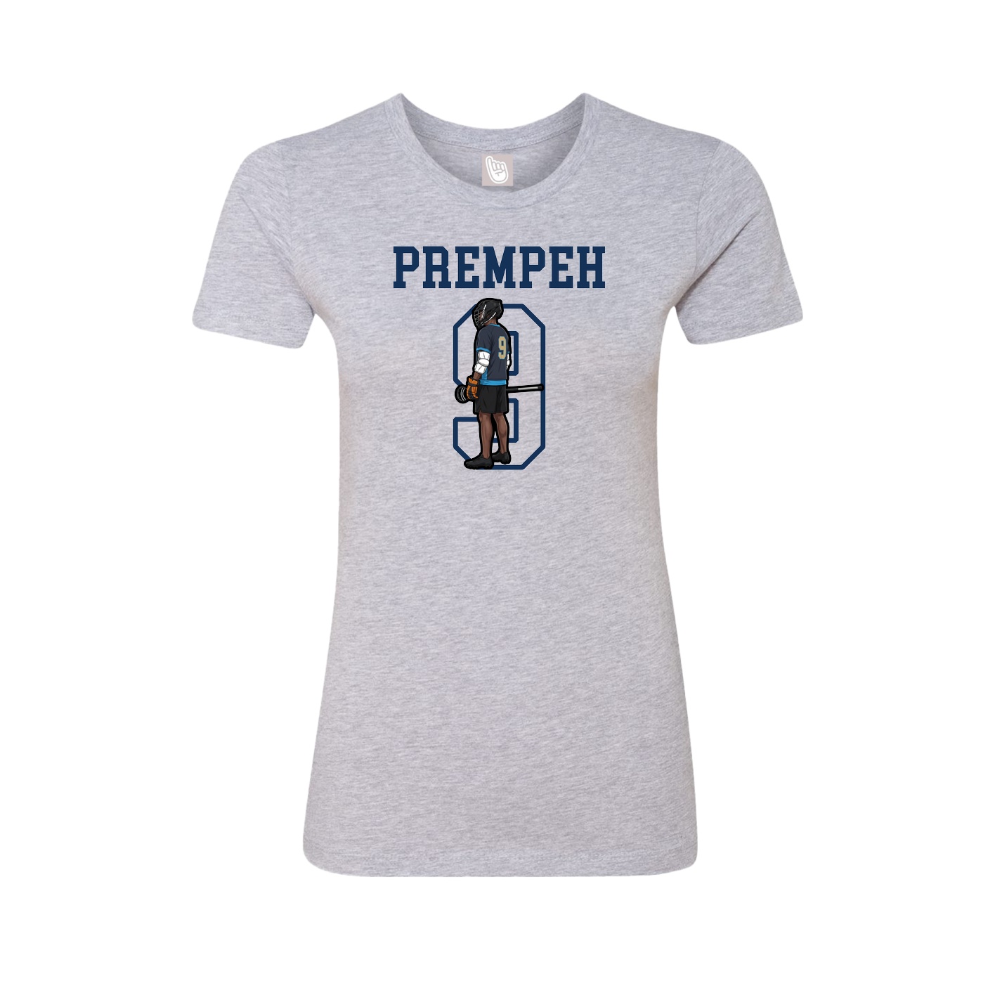 Fitted Women's Tee — Shirsey in Grey