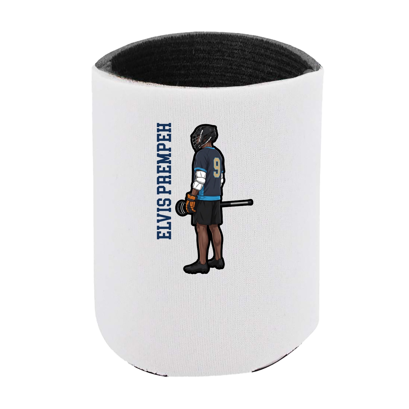 Can Holder — Name Vertical in White