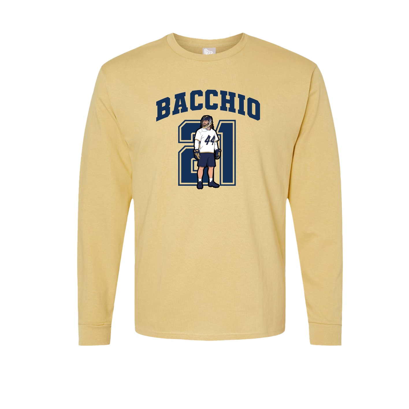 Long Sleeve Tee — Number in Vegas Gold