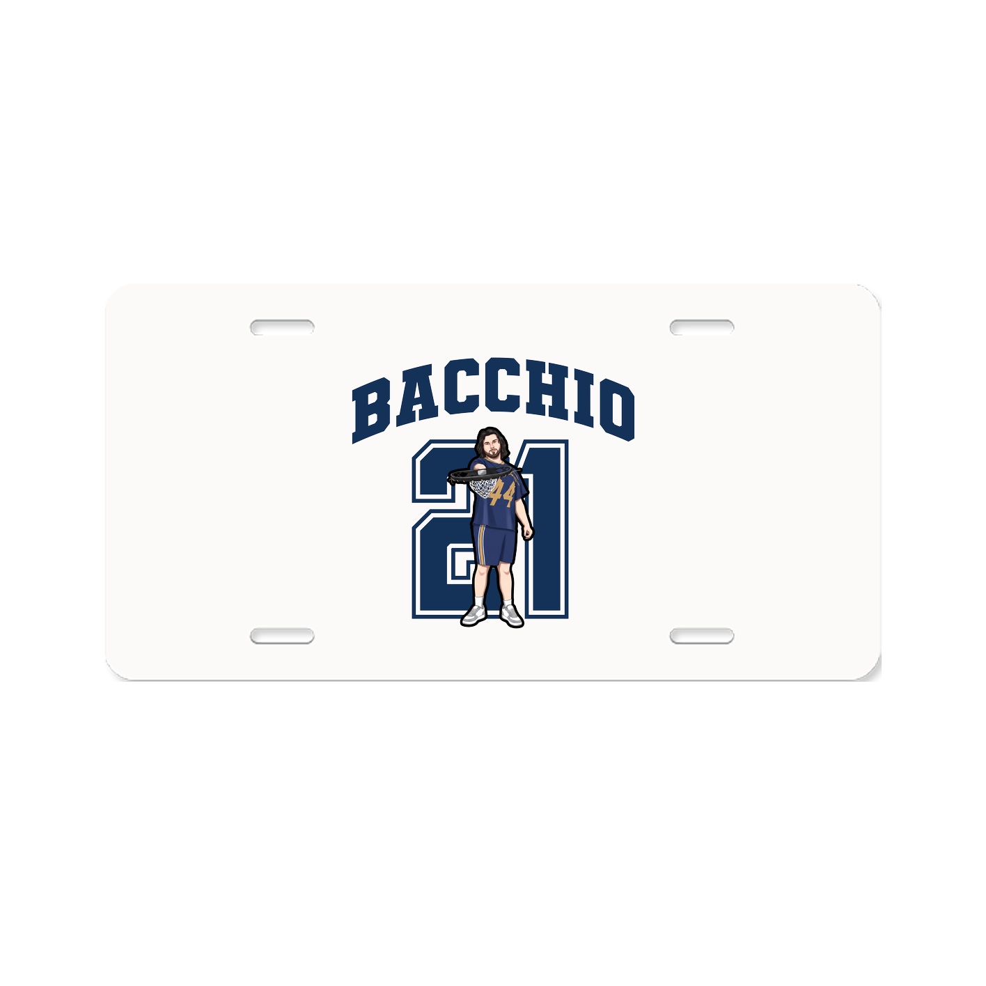 License Plate — Number in Classic