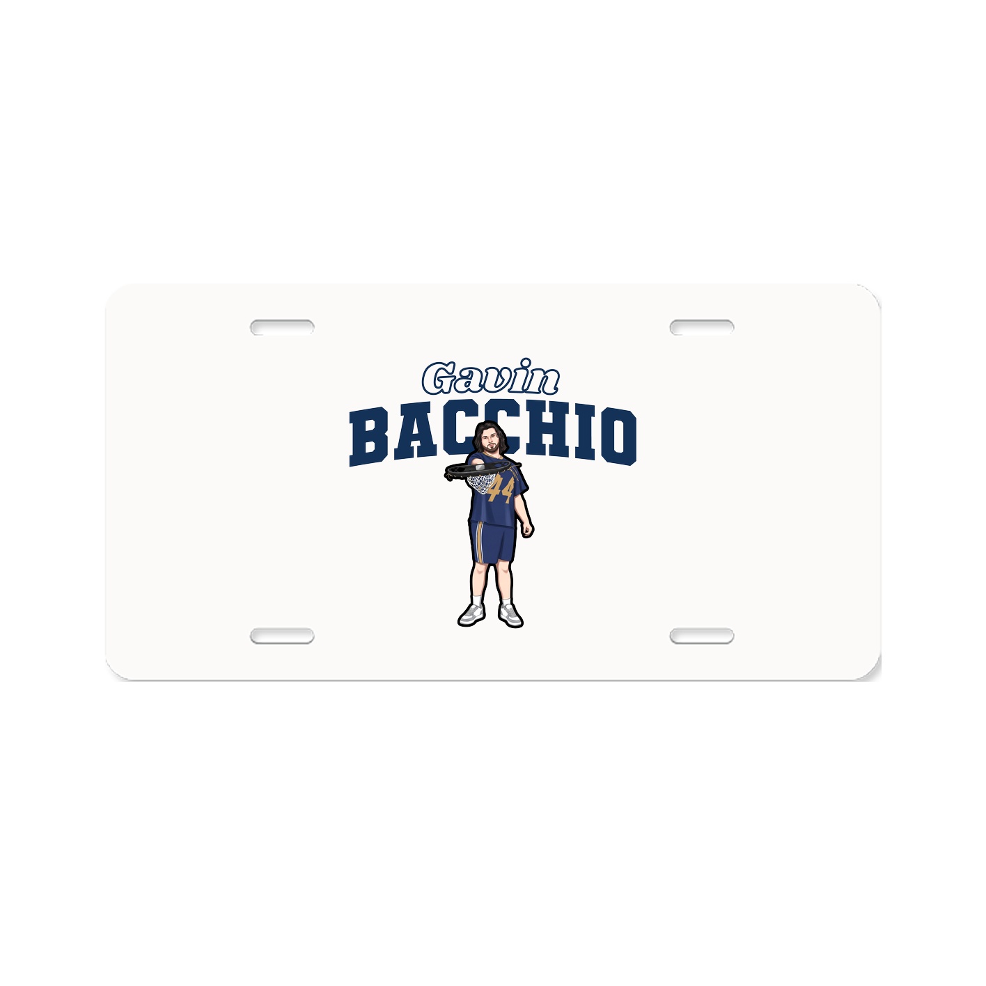 License Plate — Name Arch in Classic