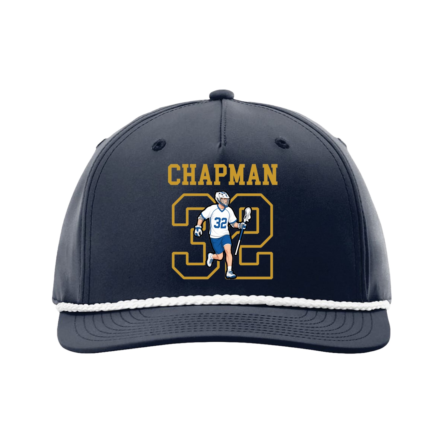Five-Panel Classic Rope Cap — Shirsey in Navy