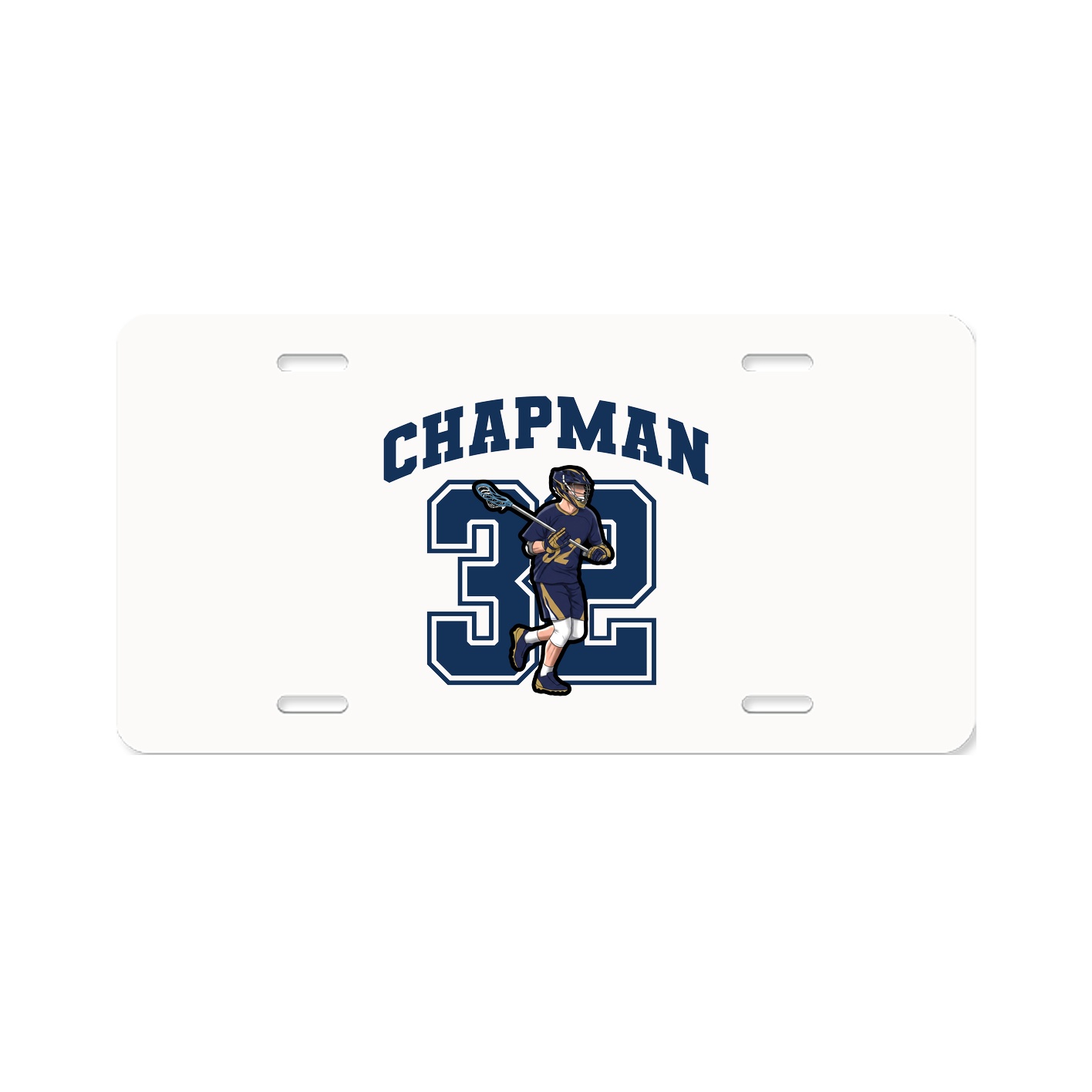 License Plate — Number in Classic