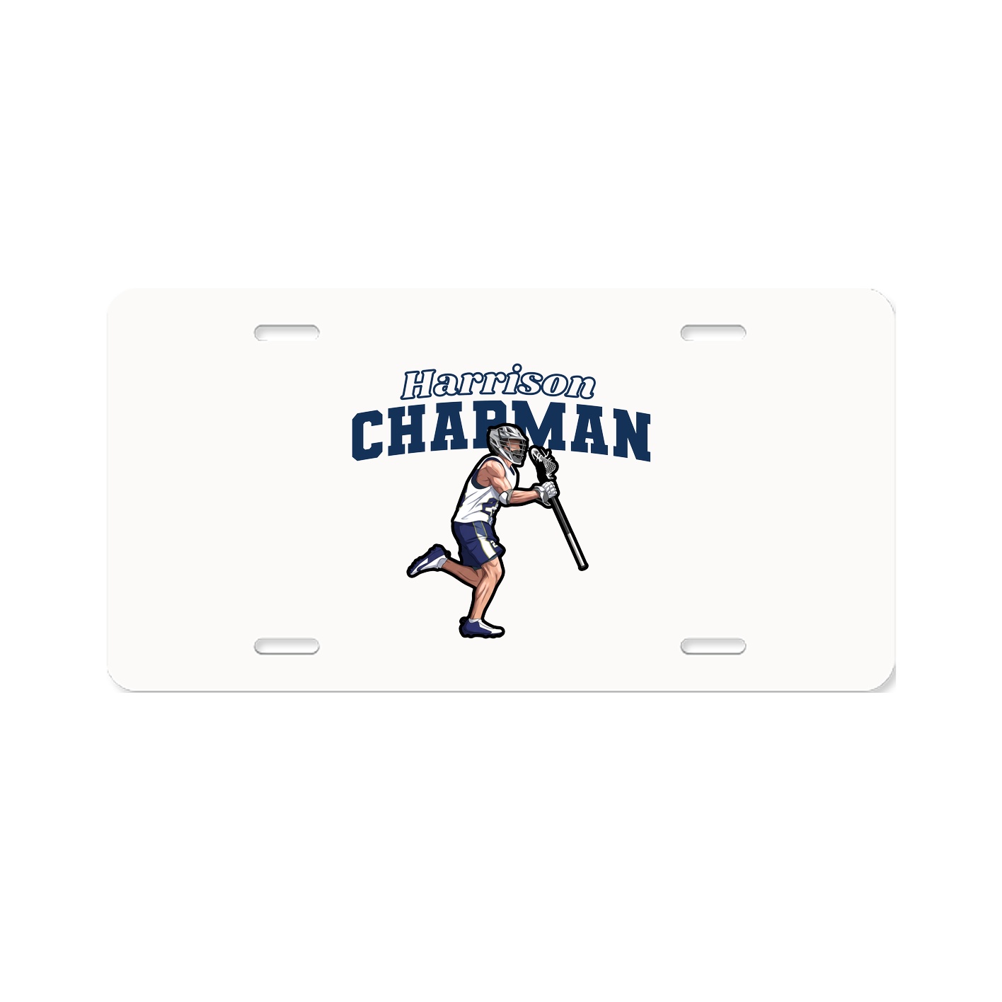 License Plate — Name Arch in Classic