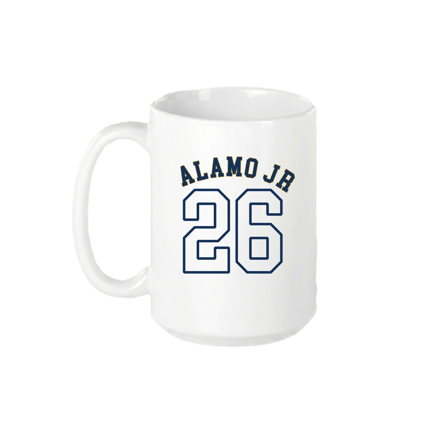 15oz Coffee Mug — Shirsey Arch in White