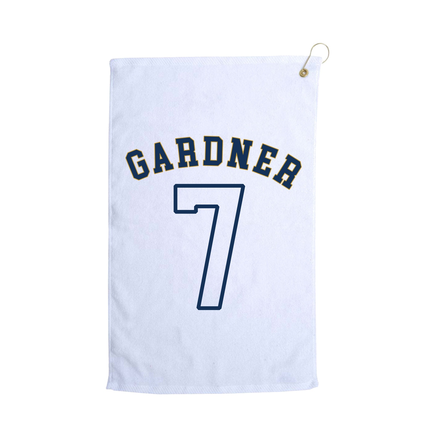 Golf Towel — Shirsey Arch in White