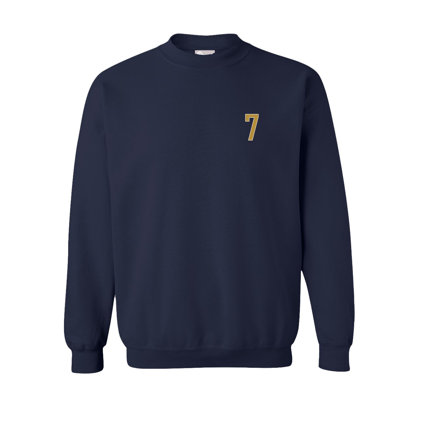 Fleece Crew — Front Shirsy in Navy