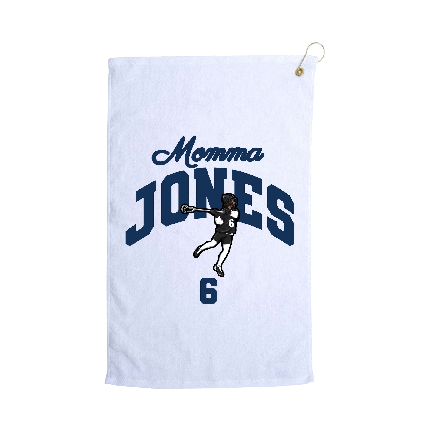 Golf Towel — Mothers Day Arch in White