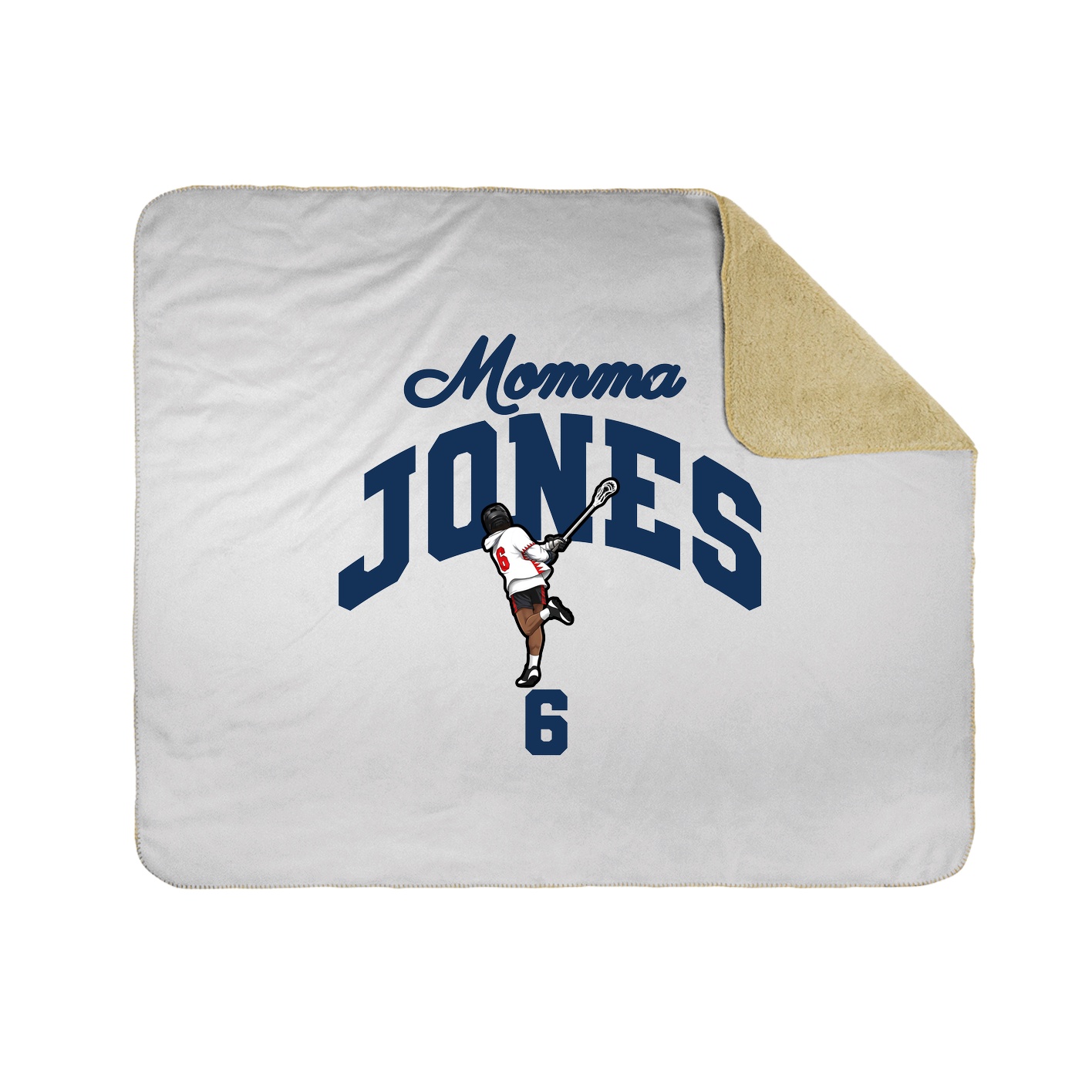 Throw Blanket — Mothers Day Arch in White