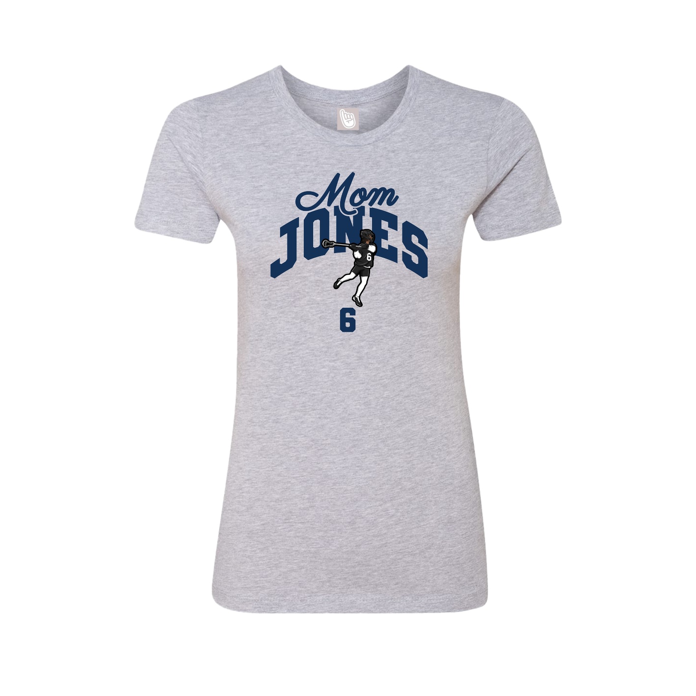 Womens Tee — Mothers Day Arch in Grey