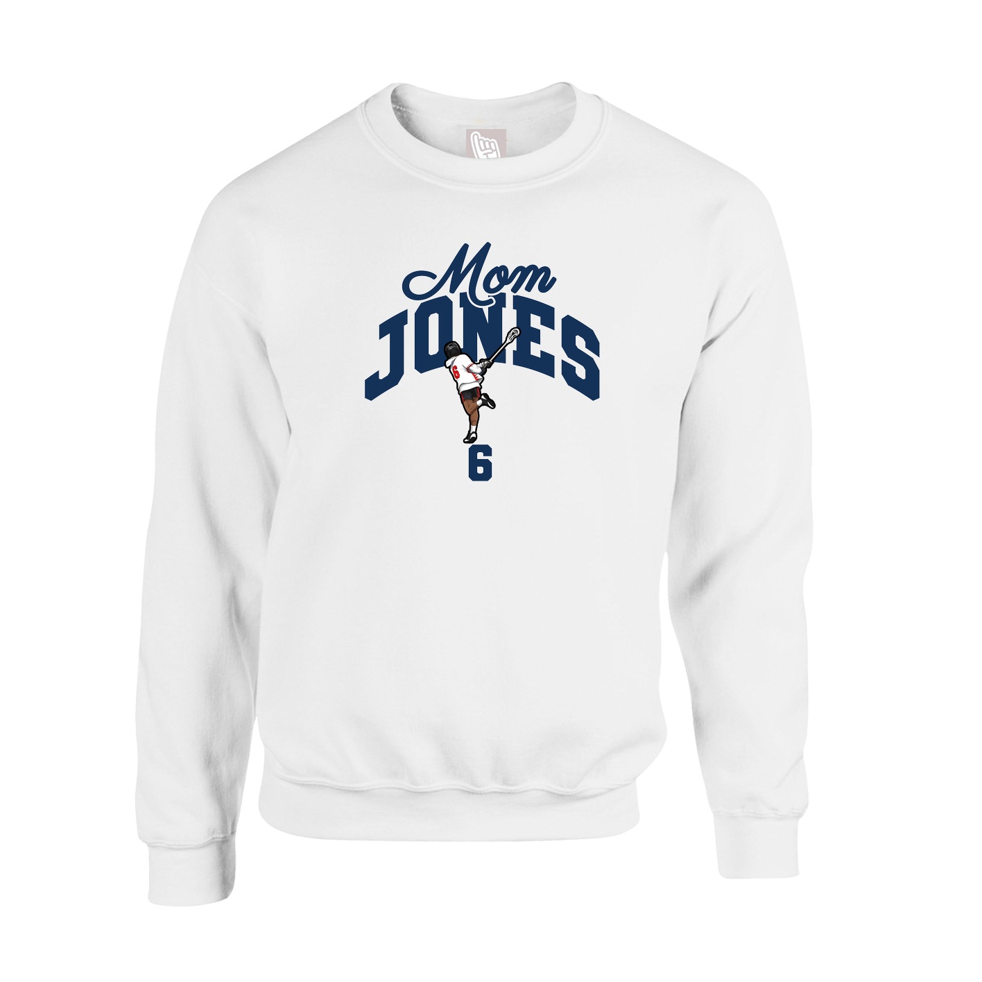 Fleece Crew — Mothers Day Arch in White