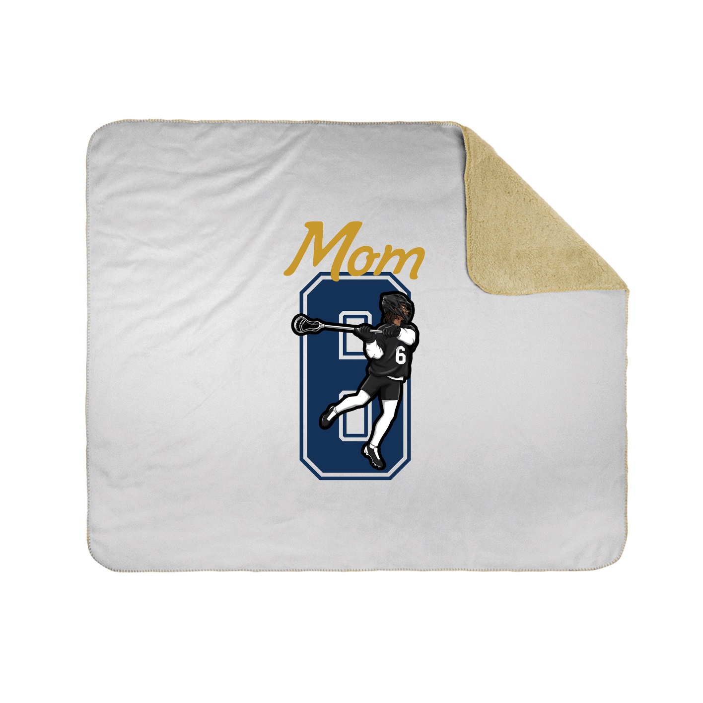 Throw Blanket — Mothers Day Shirsey in White