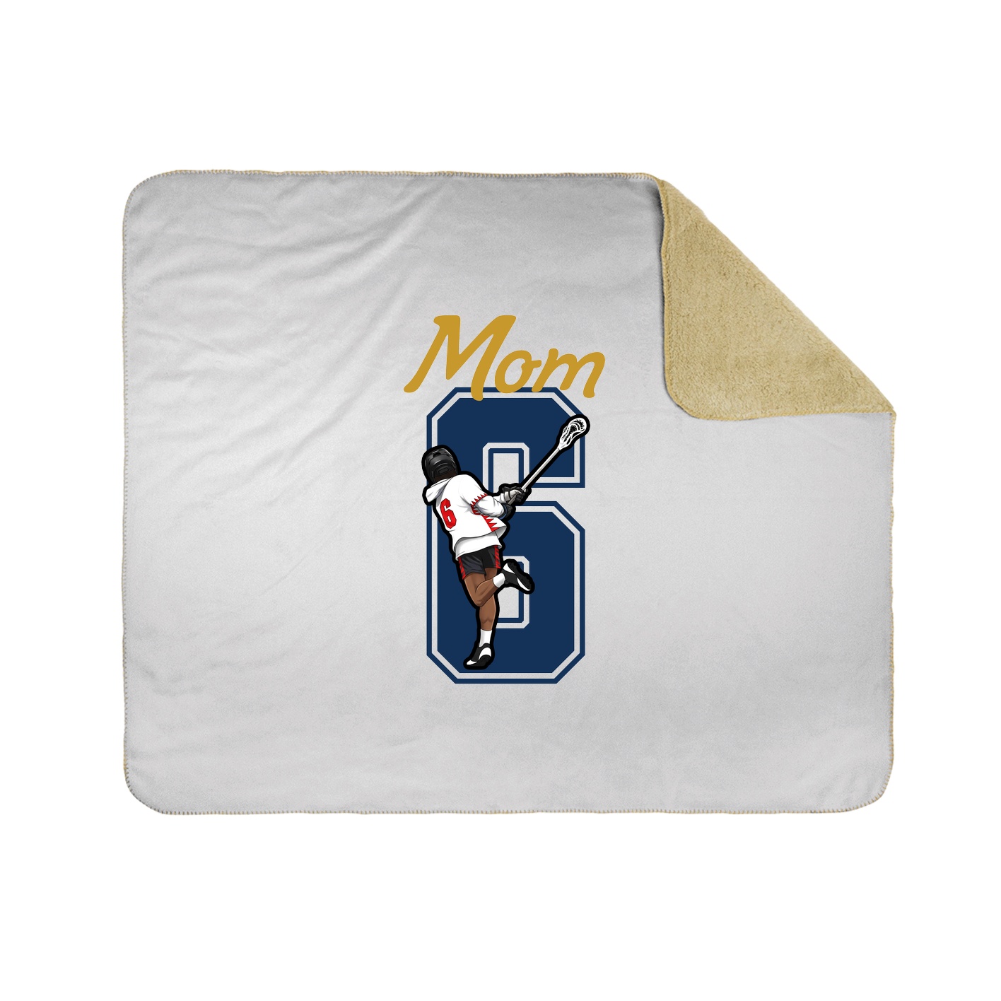 Throw Blanket — Mothers Day Shirsey in White