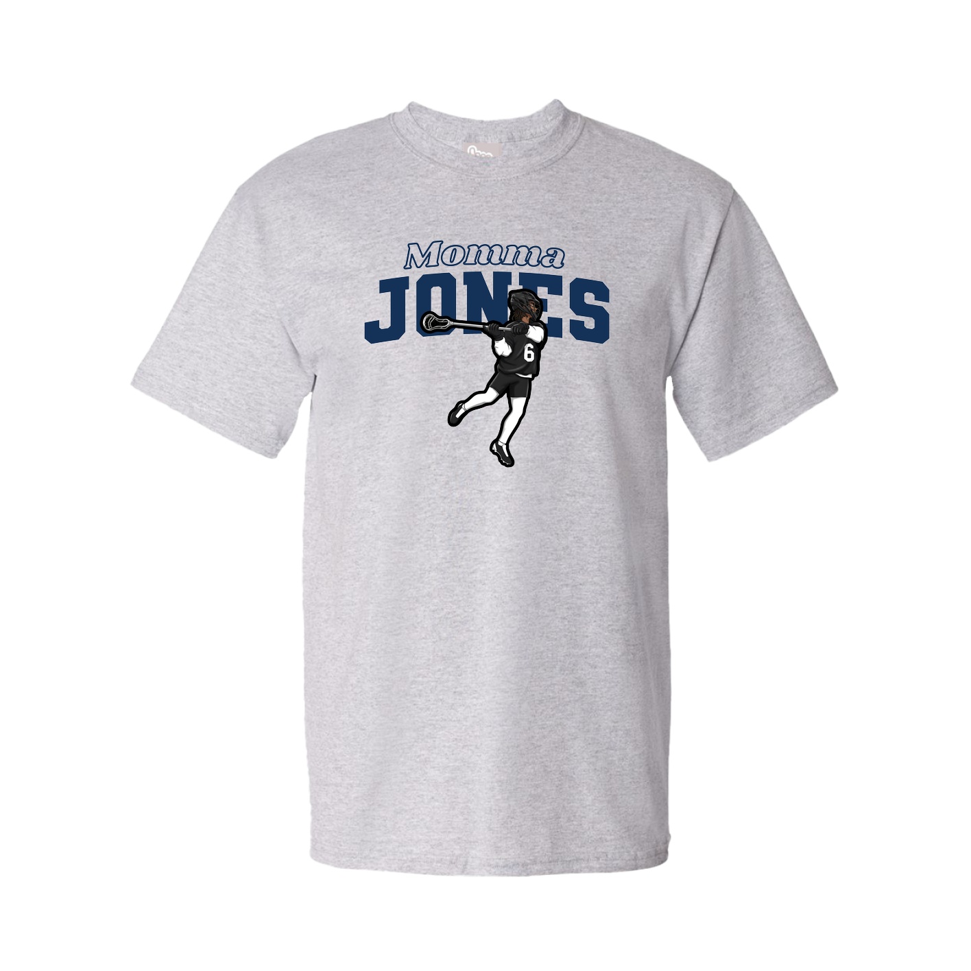 Youth Tee — Mothers Day Block in Grey