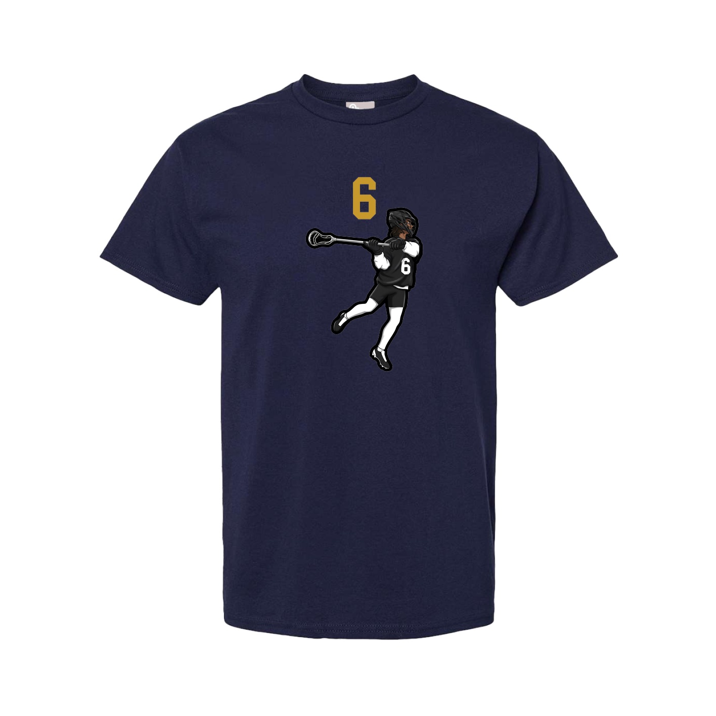 Youth Tee — Number Top in Navy