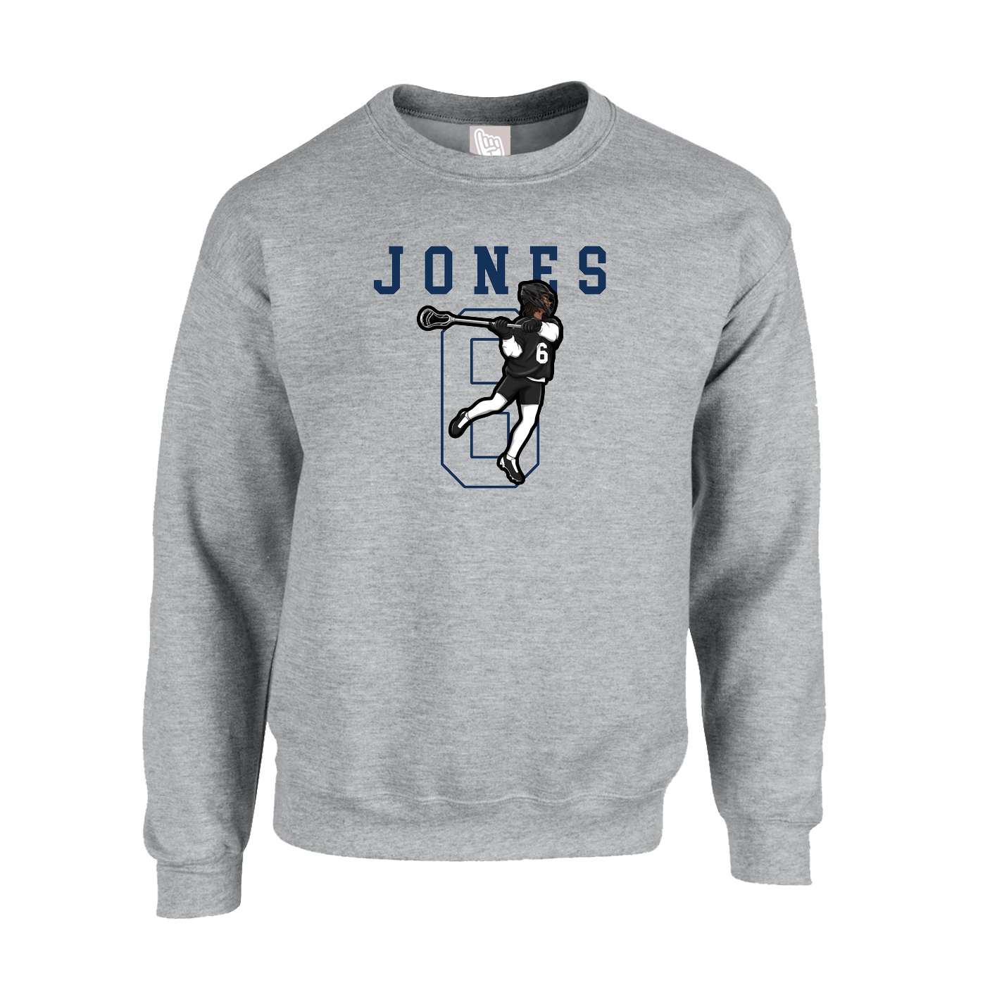 Fleece Crew — Shirsey in Grey