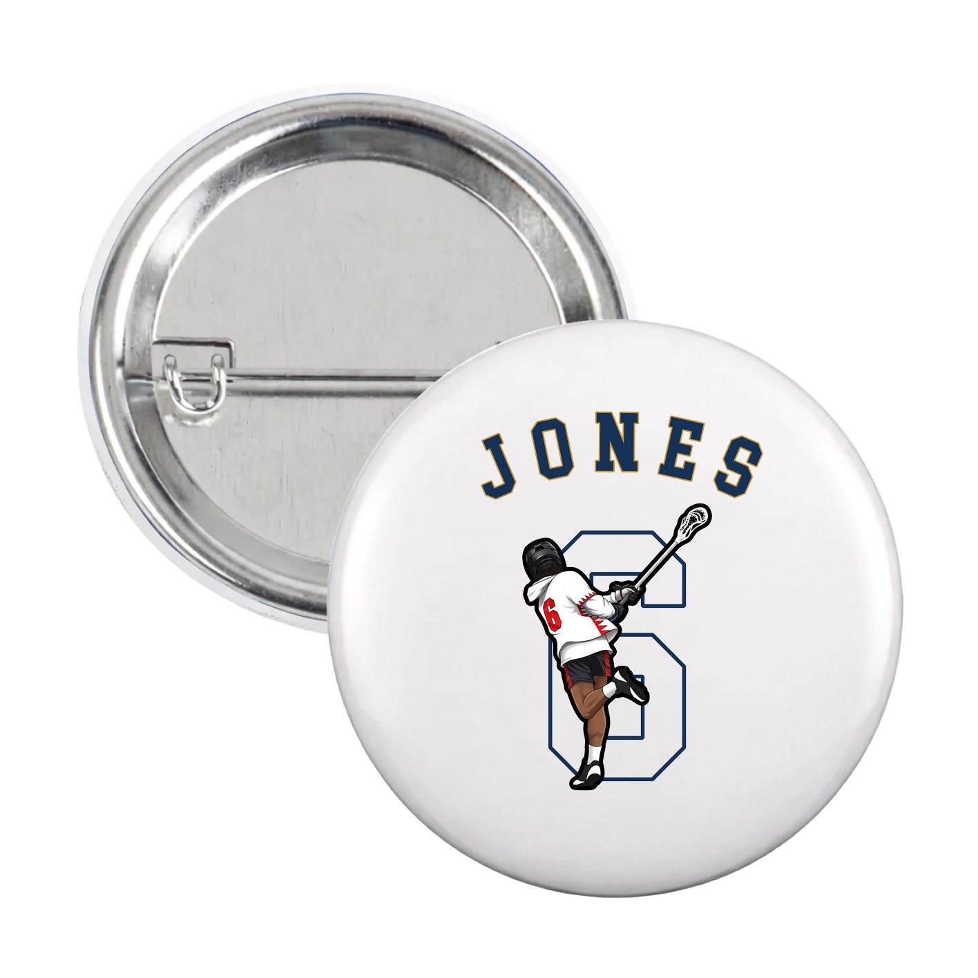 Game Day Button — Shirsey Arch in White