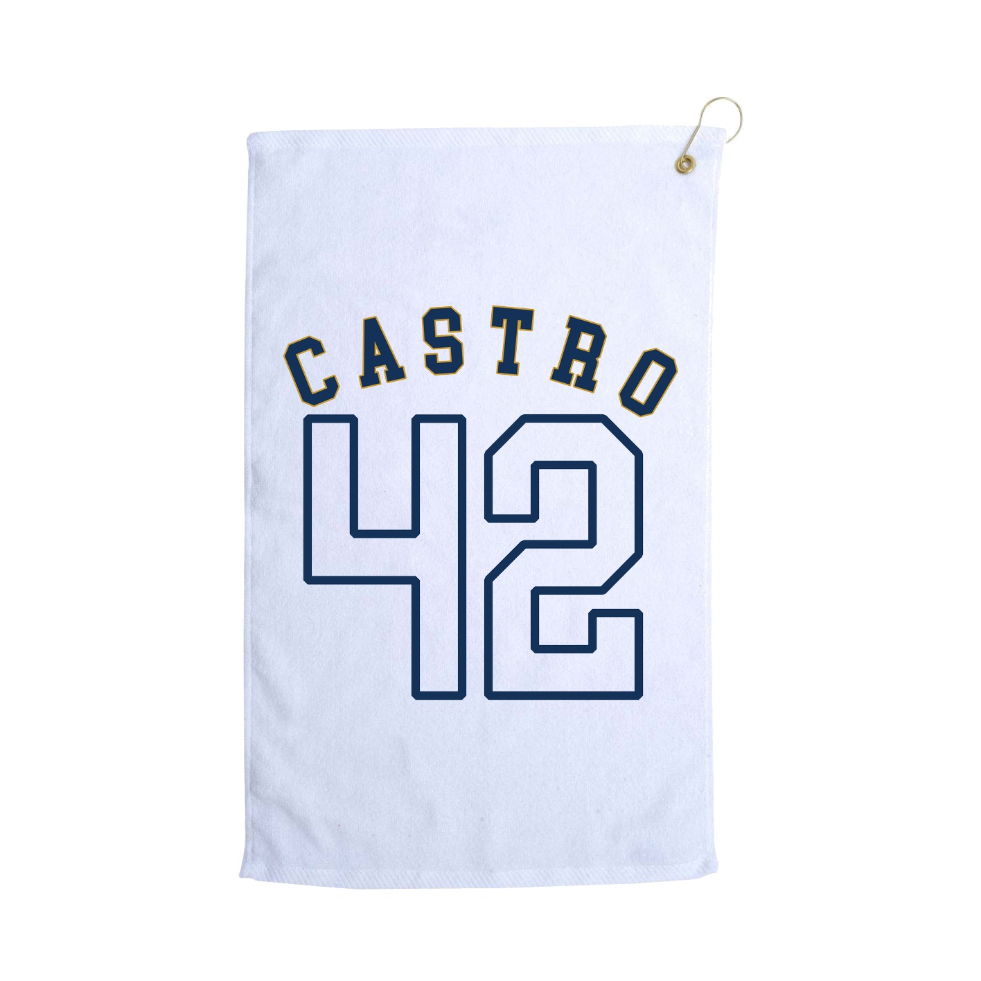 Golf Towel — Shirsey Arch in White