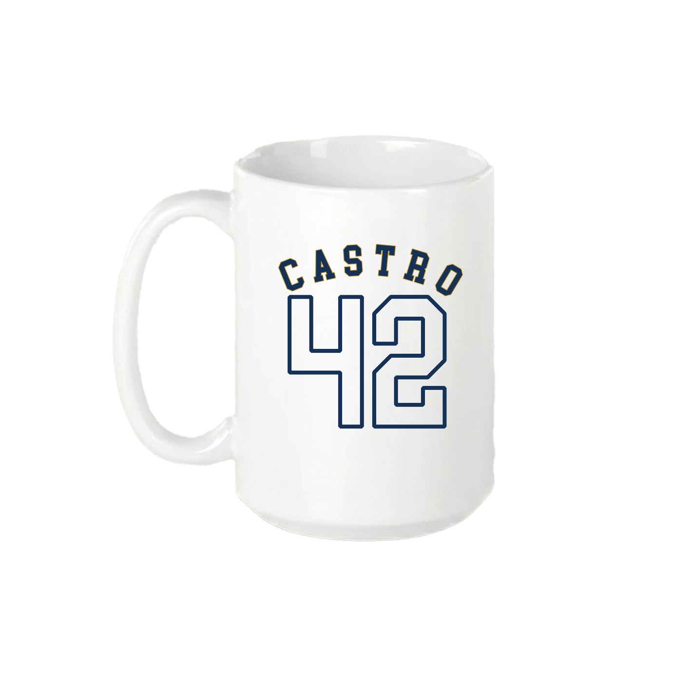 15oz Coffee Mug — Shirsey Arch in White