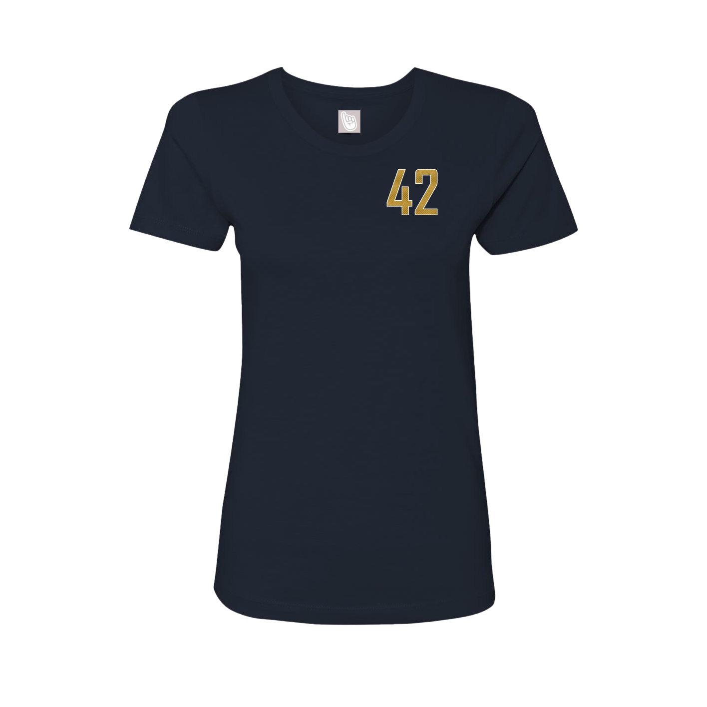 Fitted Women's Tee — Front Shirsy in Navy