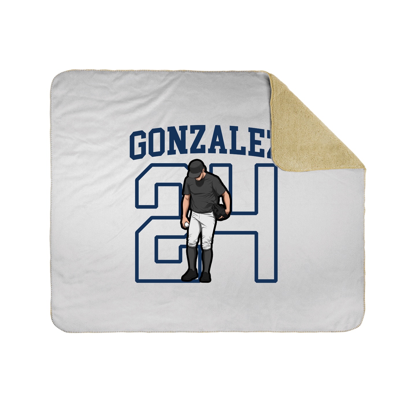 Throw Blanket — Shirsey in White