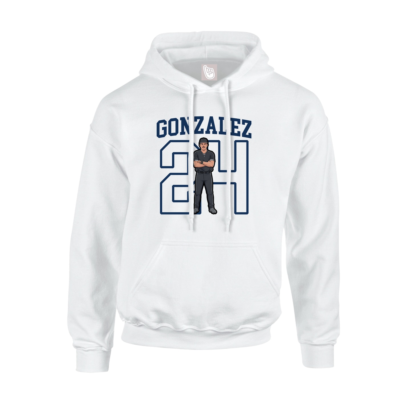Hoodie — Shirsey in White