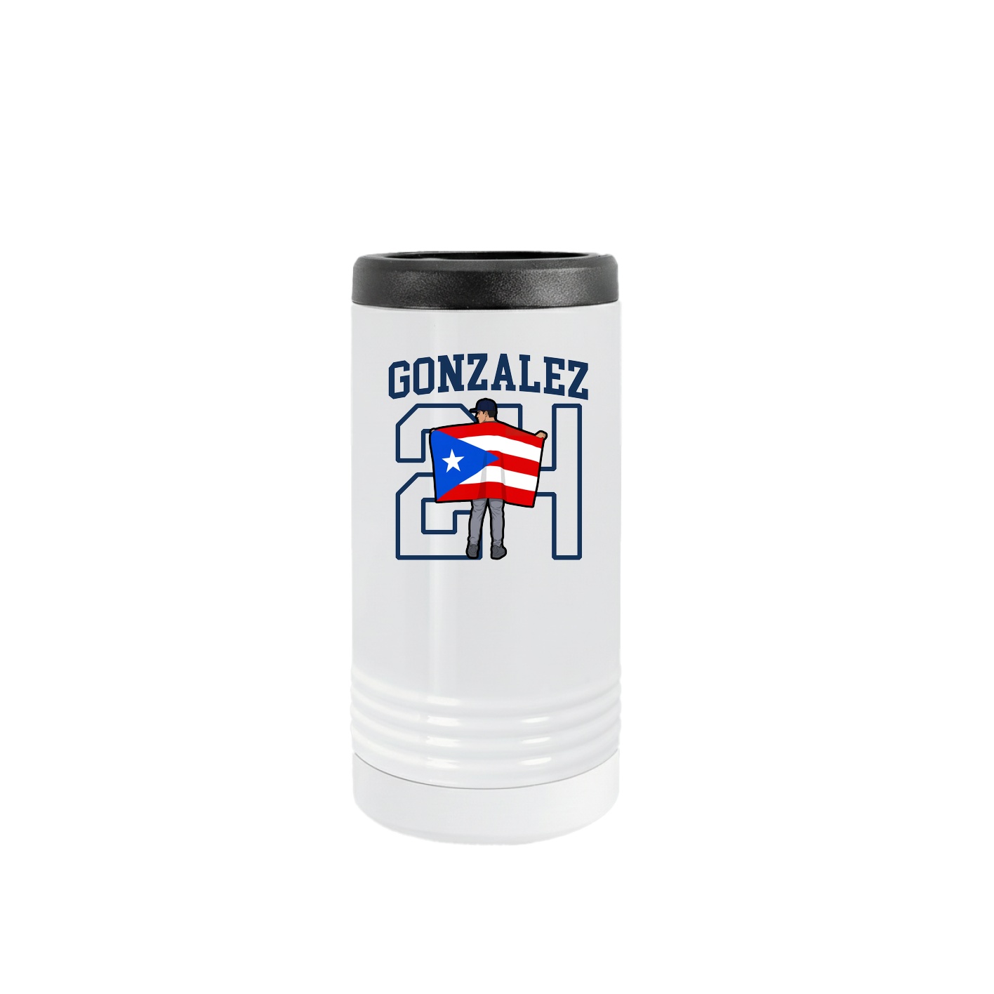 Slim Beverage Holder — Shirsey in White