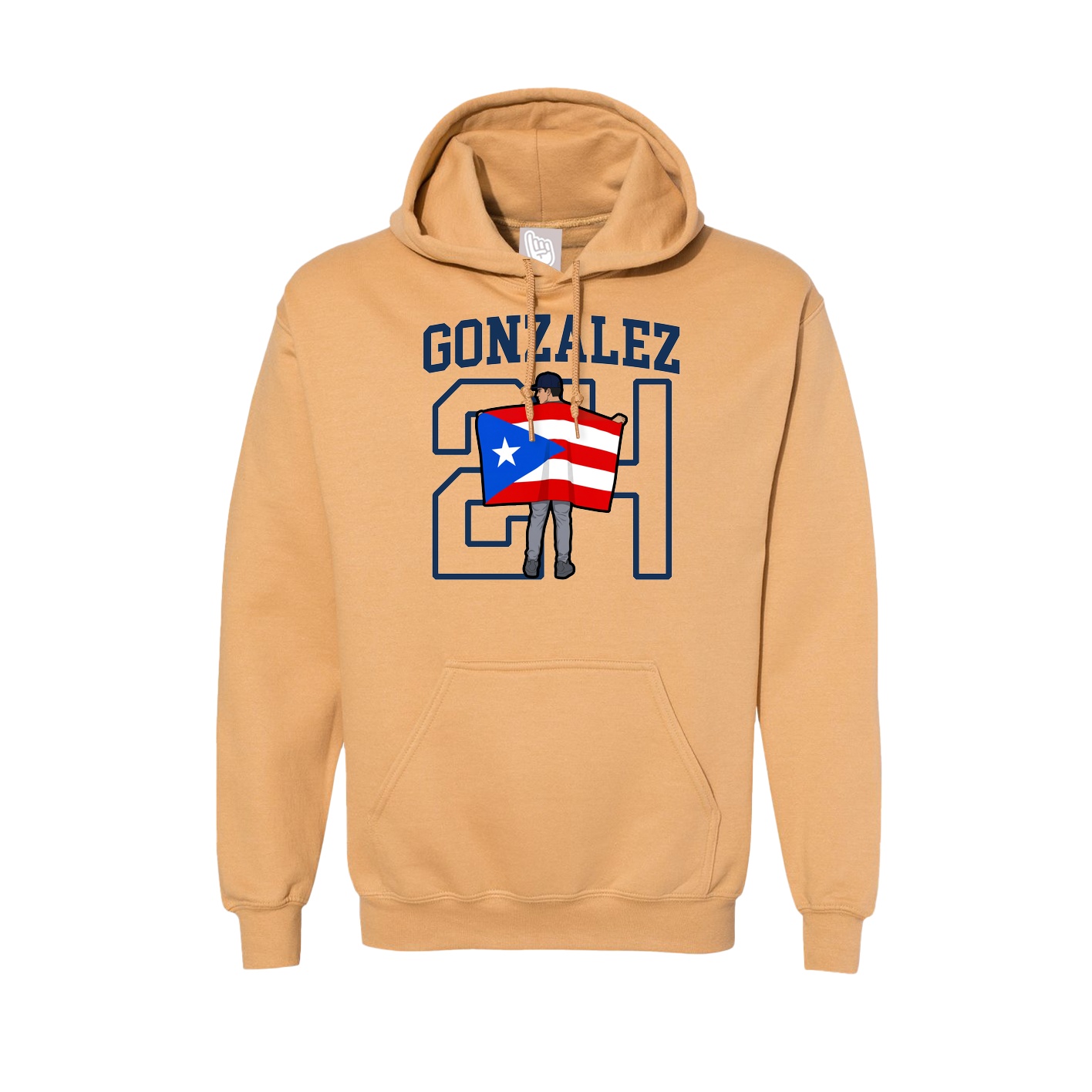 Hoodie — Shirsey in Vegas Gold