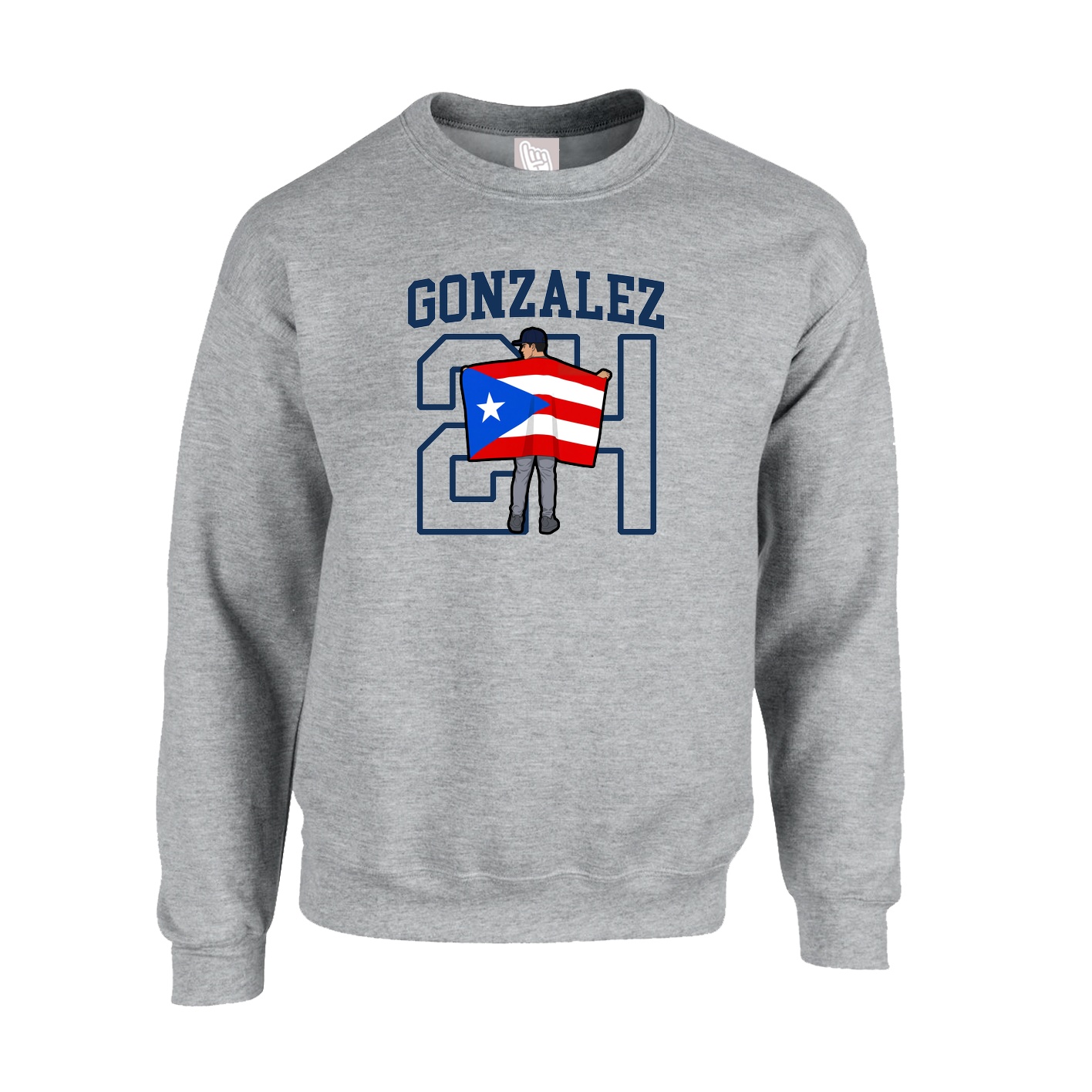 Fleece Crew — Shirsey in Grey