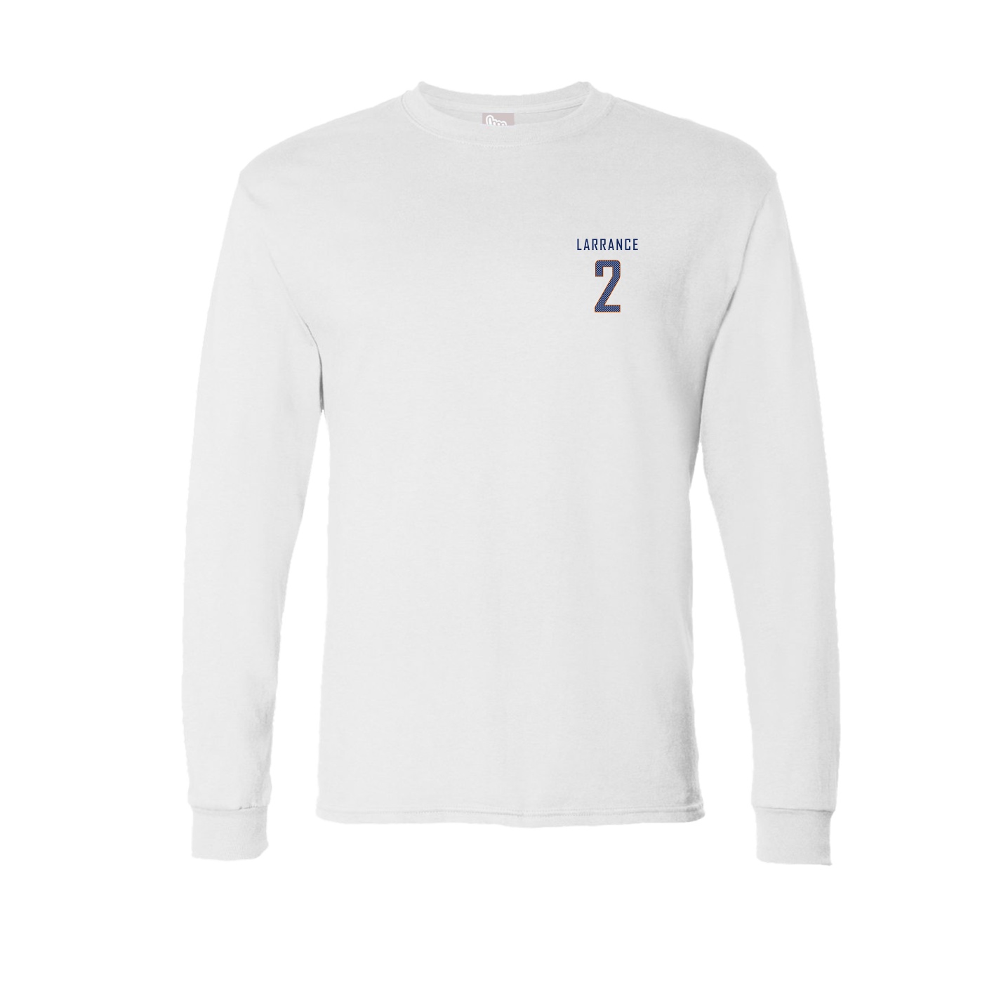 Long Sleeve Tee — Mesh Shirsey in White