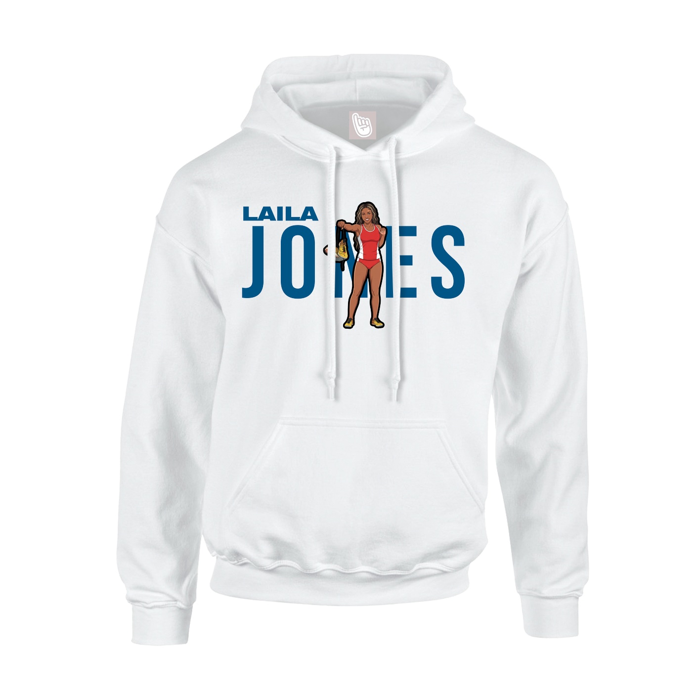 Youth Hoodie — Player Name in White