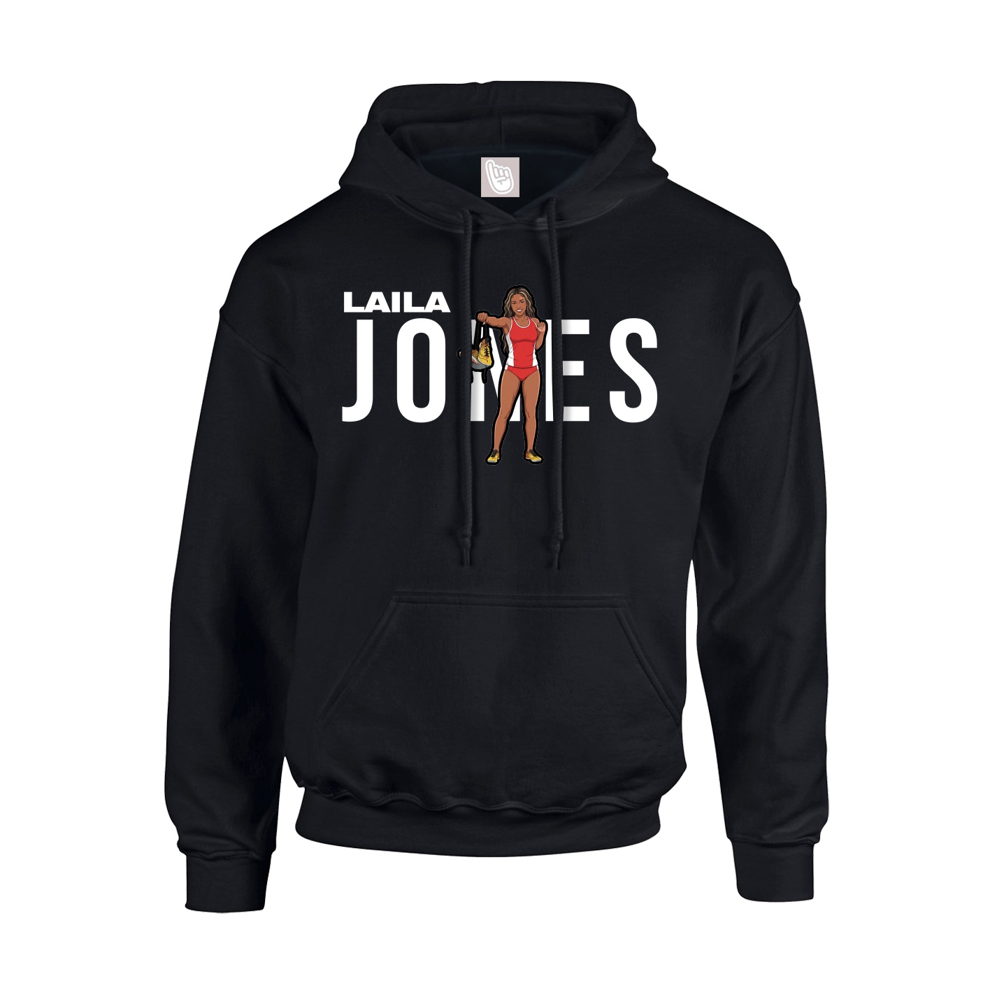 Youth Hoodie — Player Name in Black