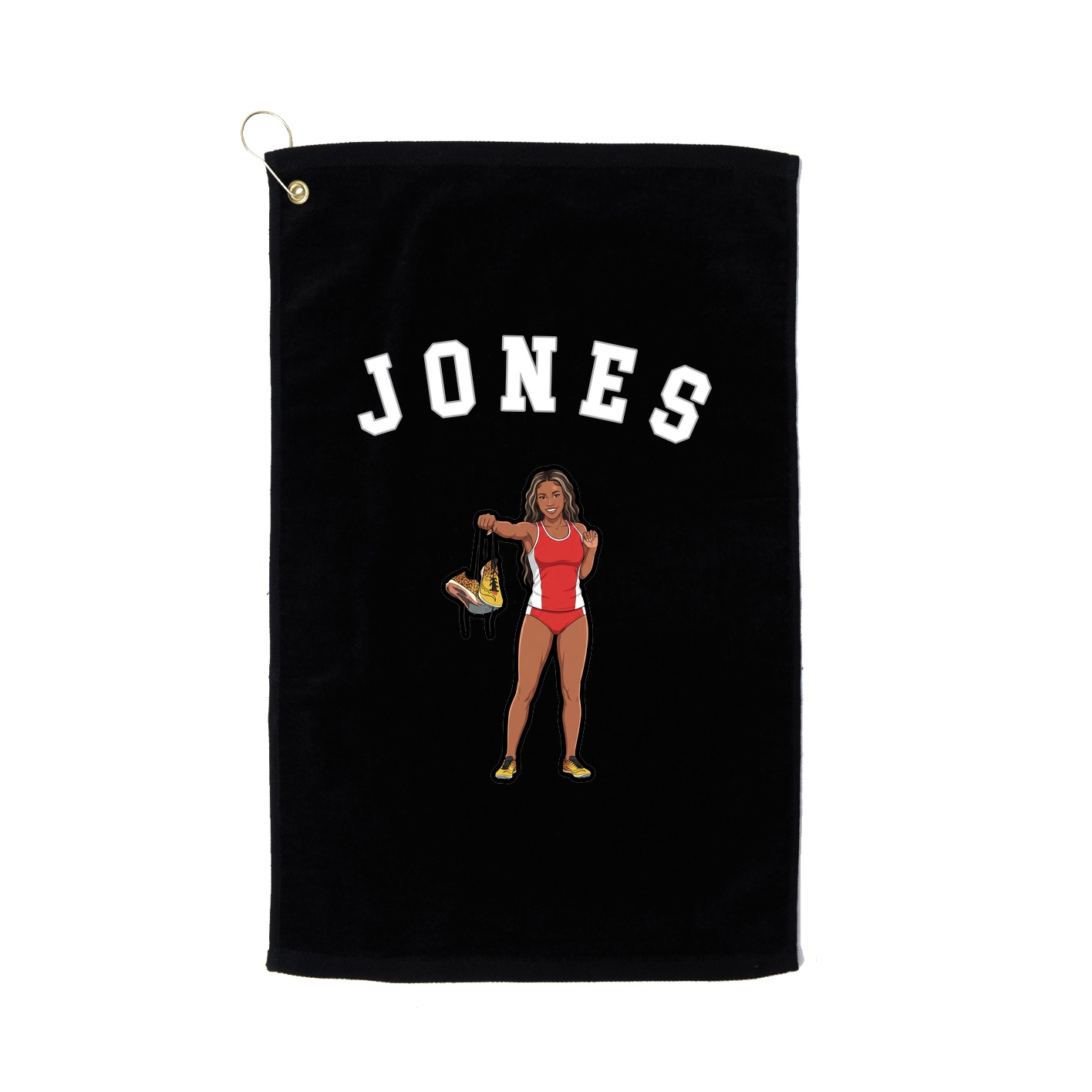 Golf Towel — Shirsey Arch in Black