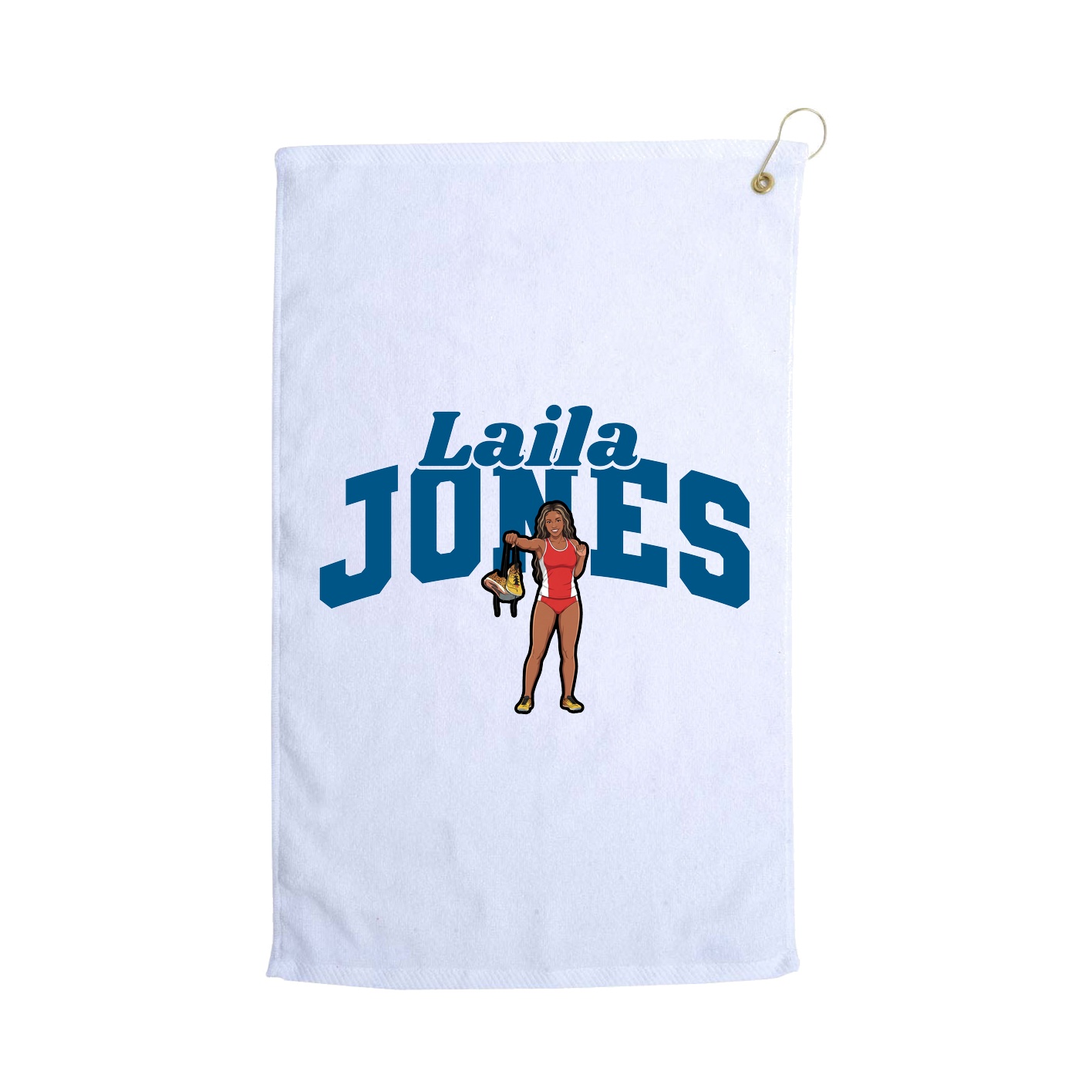 Golf Towel — Signature Arch in White