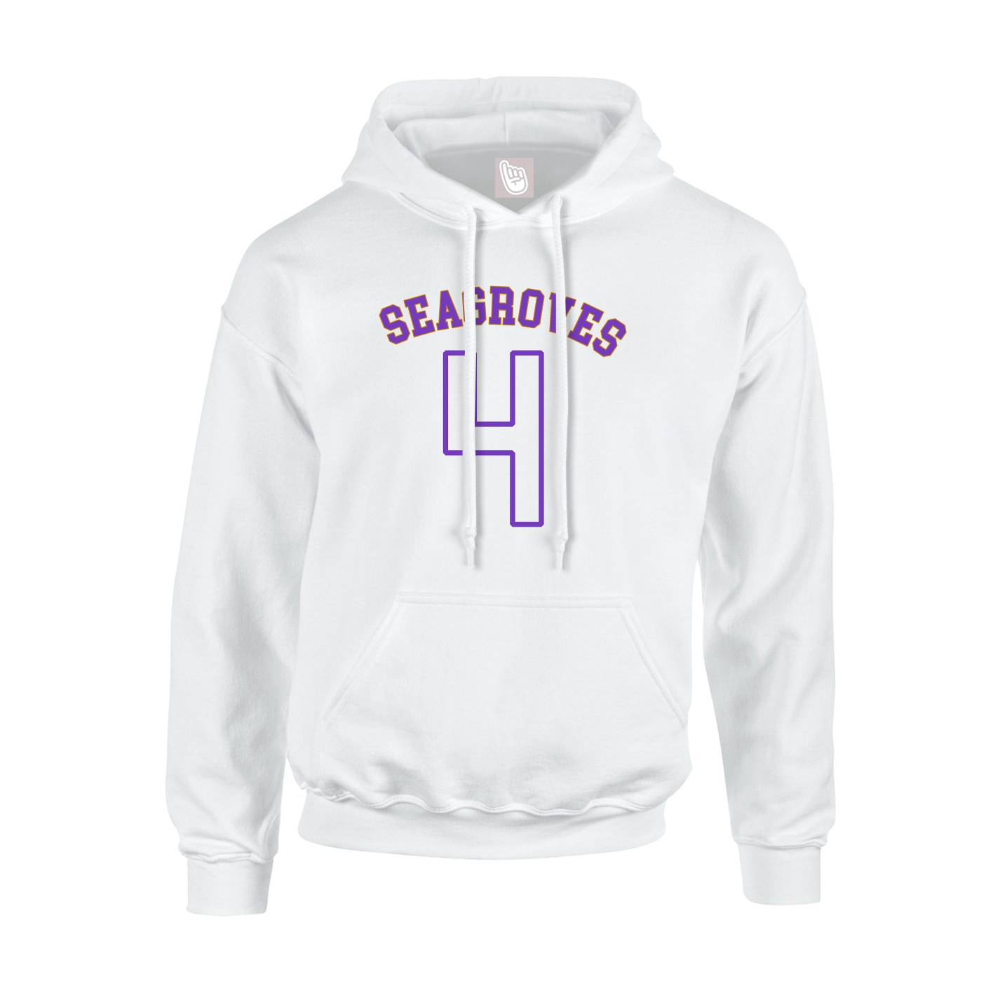 Youth Hoodie — Shirsey Arch in White
