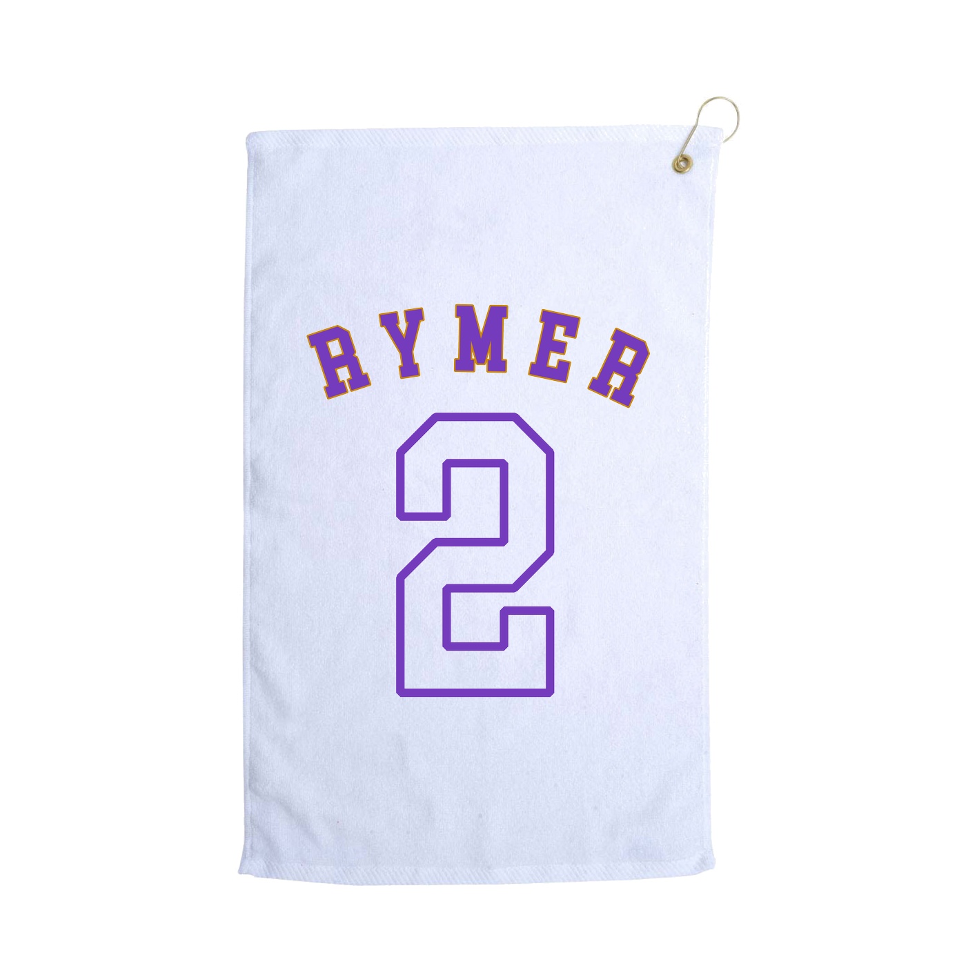 Golf Towel — Shirsey Arch in White