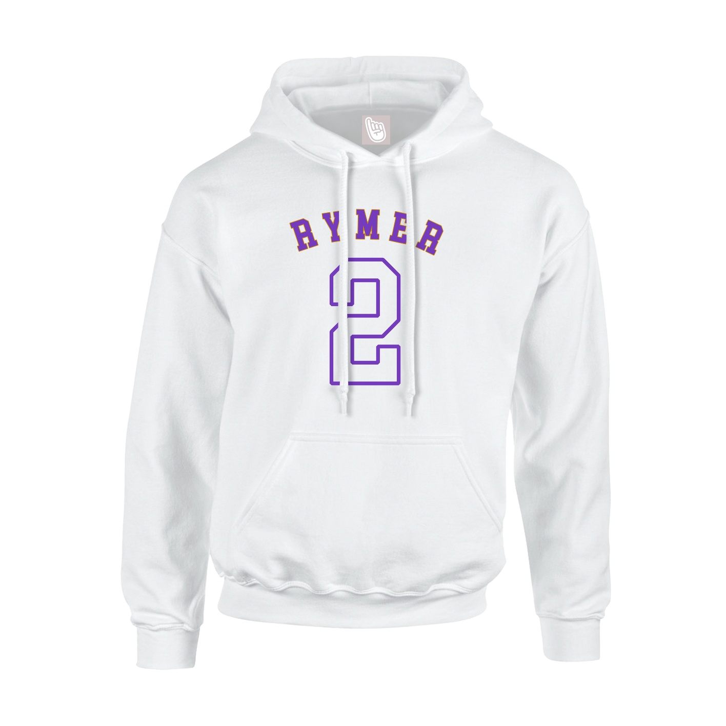 Youth Hoodie — Shirsey Arch in White