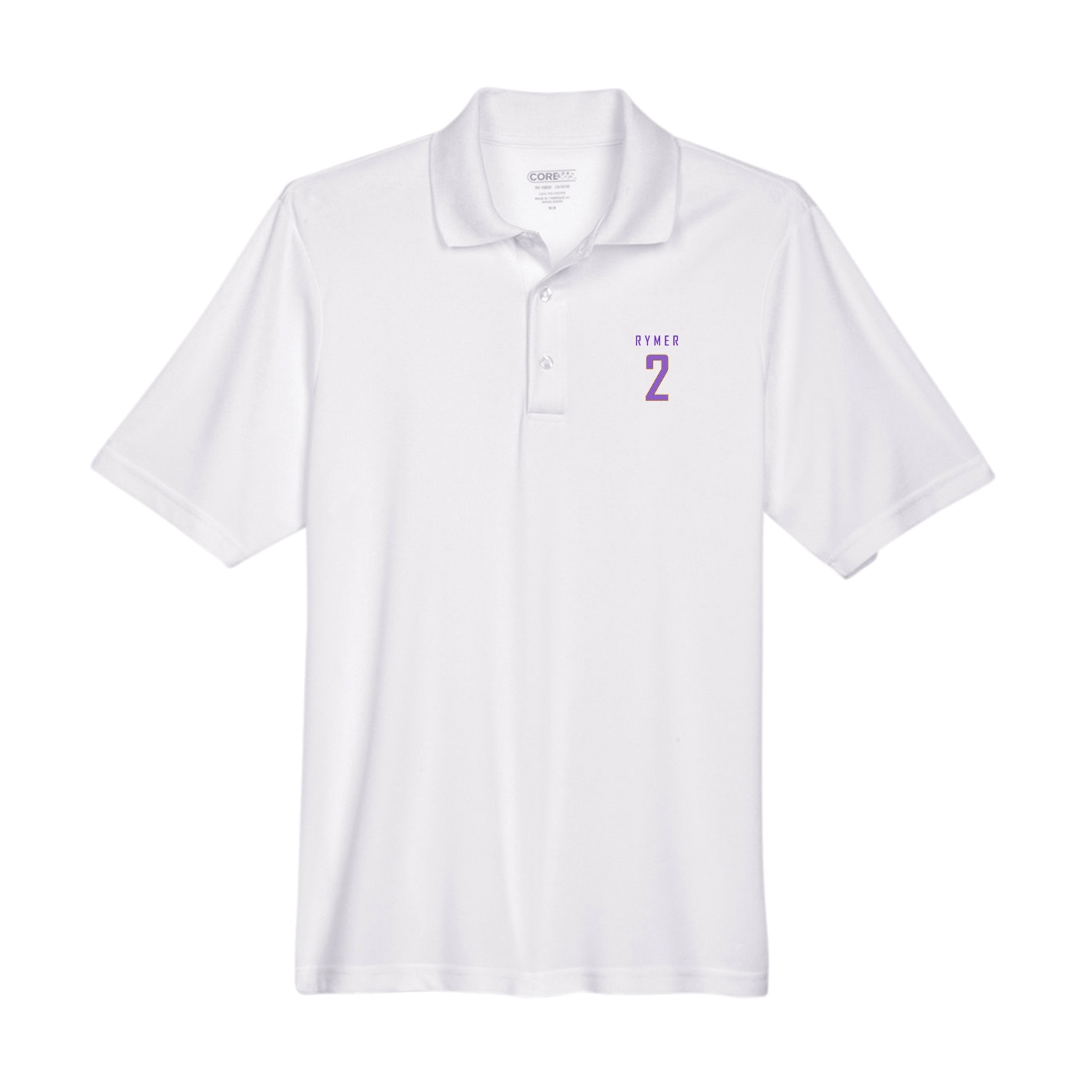 Performance Polo — Mesh Shirsey in White