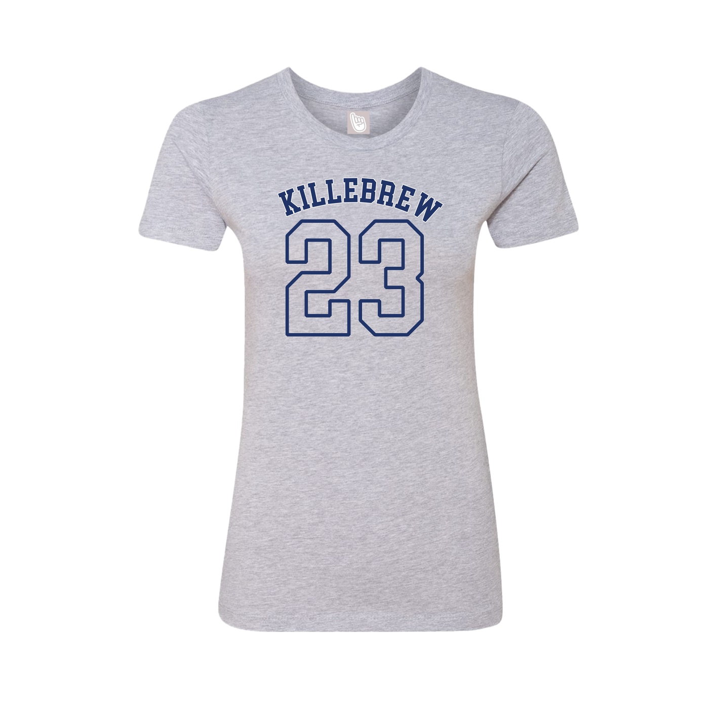 Fitted Women's Tee — Shirsey Arch in Grey