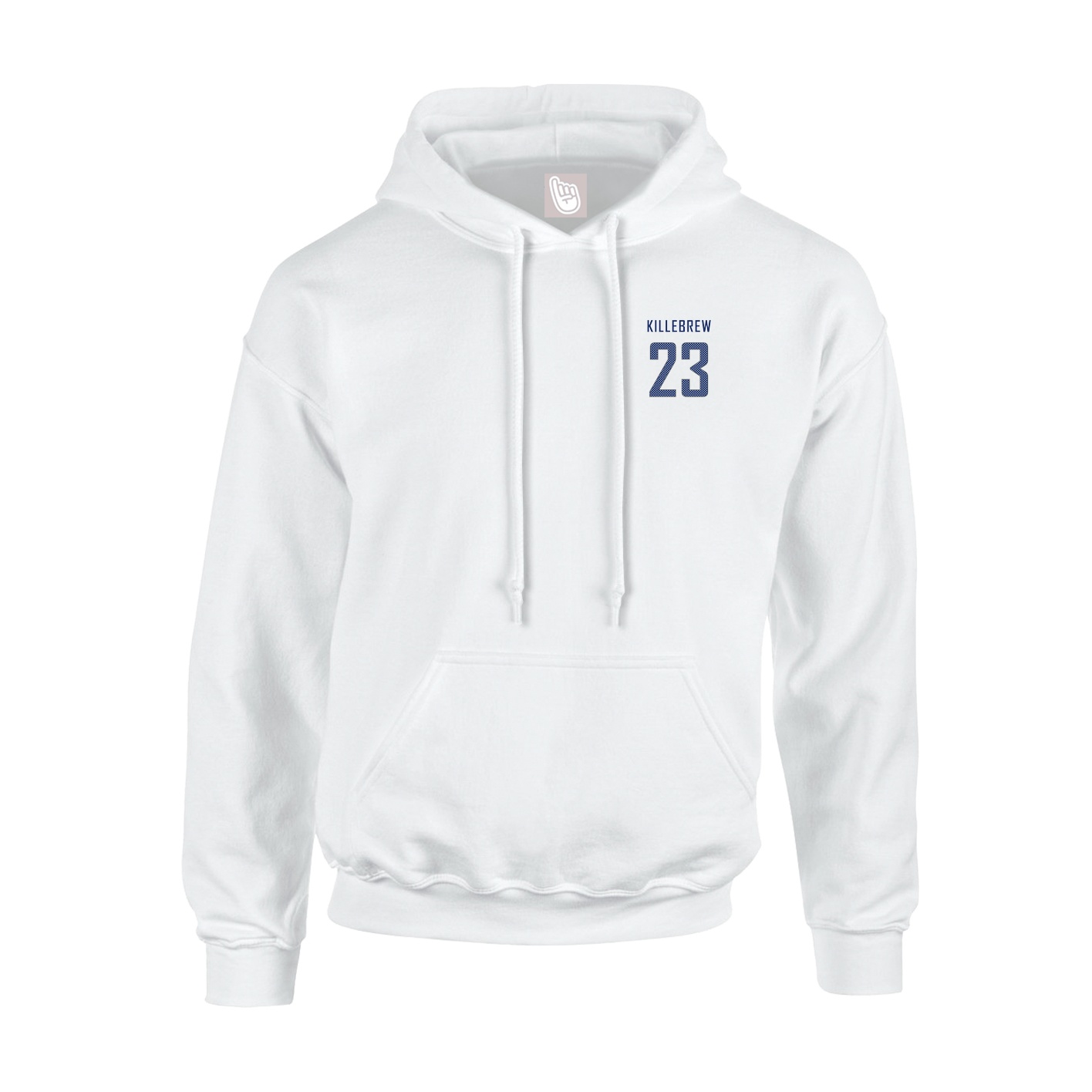 Youth Hoodie — Mesh Shirsey in White