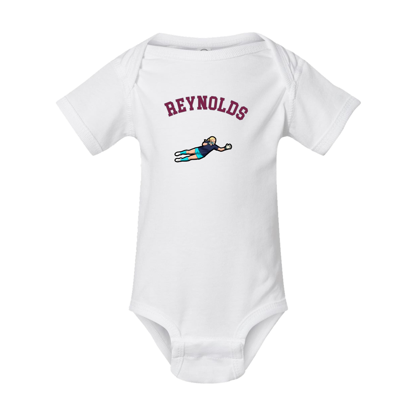 Baby Onesie — Shirsey Arch in White