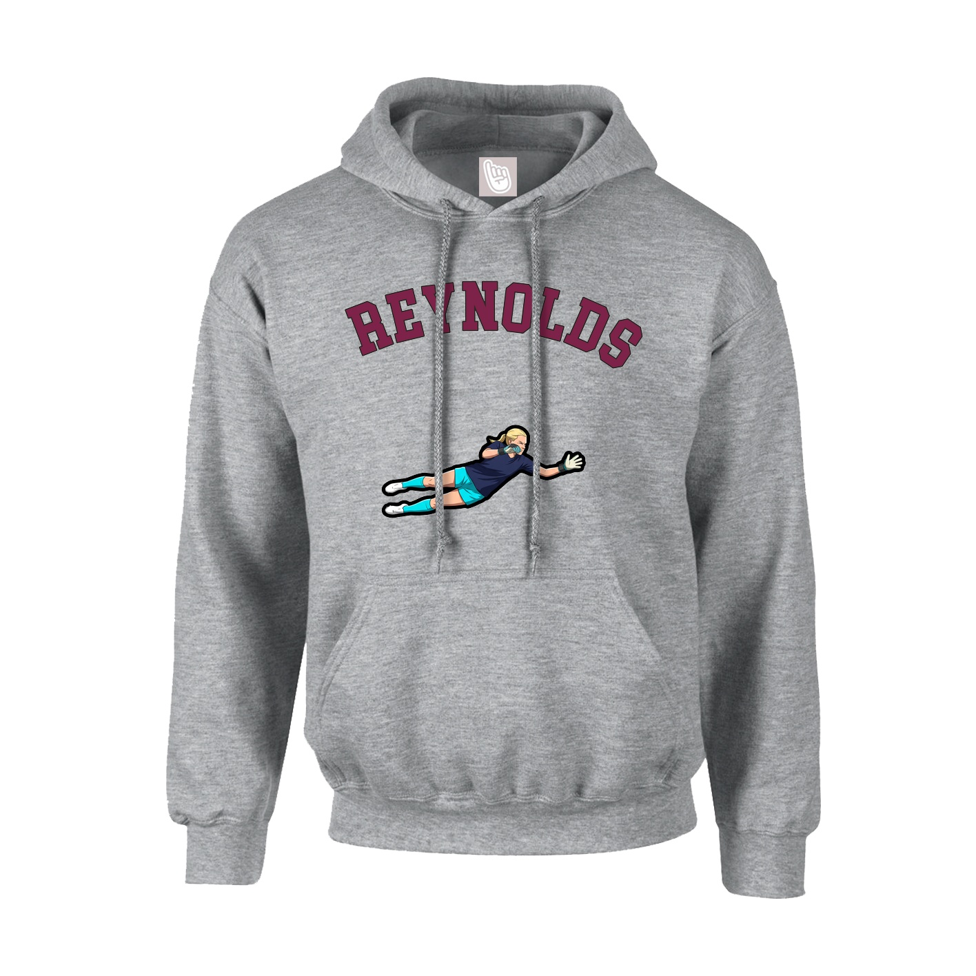Youth Hoodie — Shirsey Arch in Grey