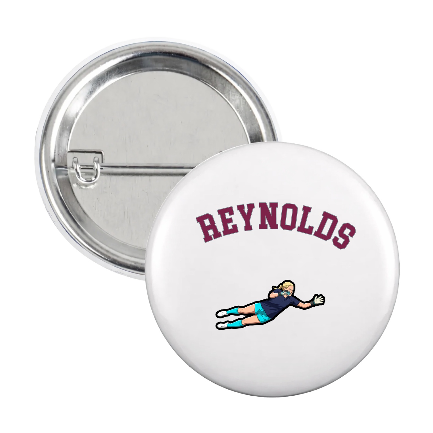 Game Day Button — Shirsey Arch in White