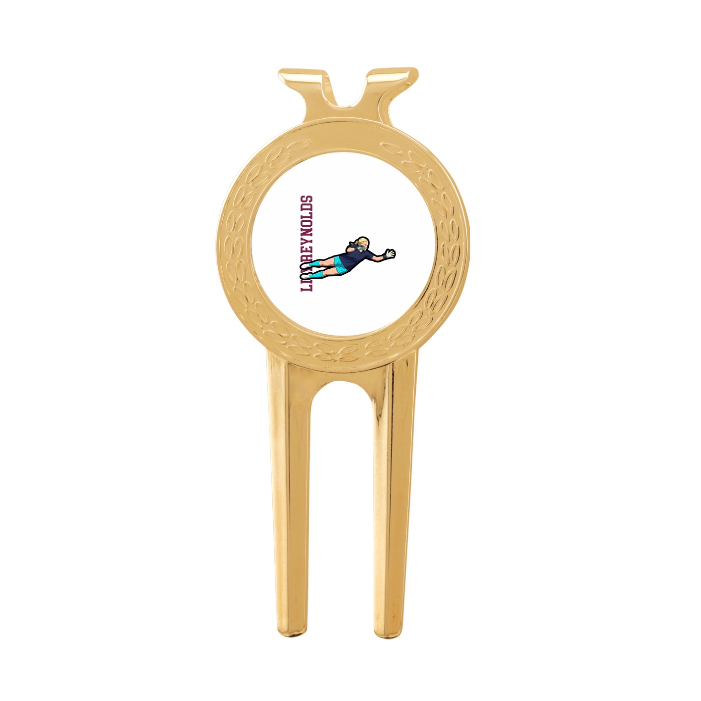 Divot Tool with Ball Marker — Name Vertical in Classic