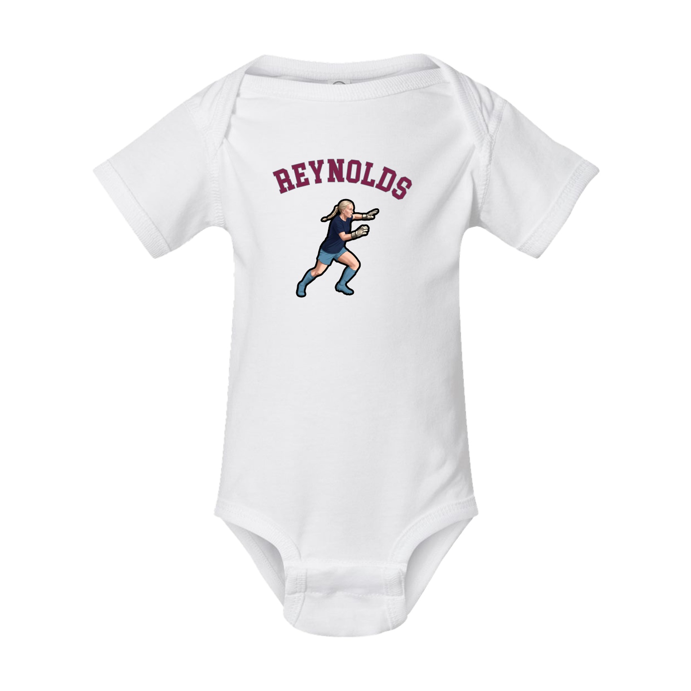 Baby Onesie — Shirsey Arch in White