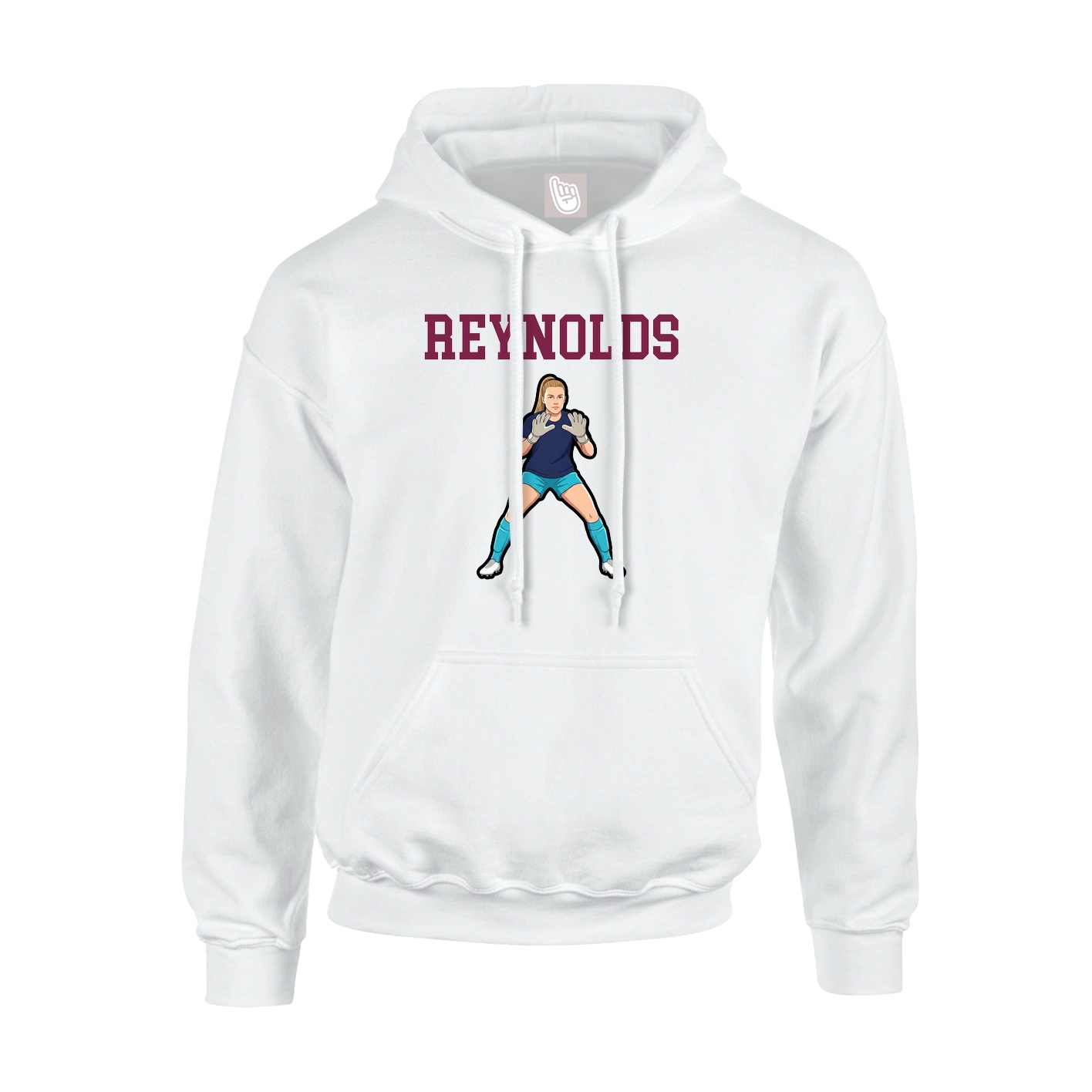 Hoodie — Shirsey in White