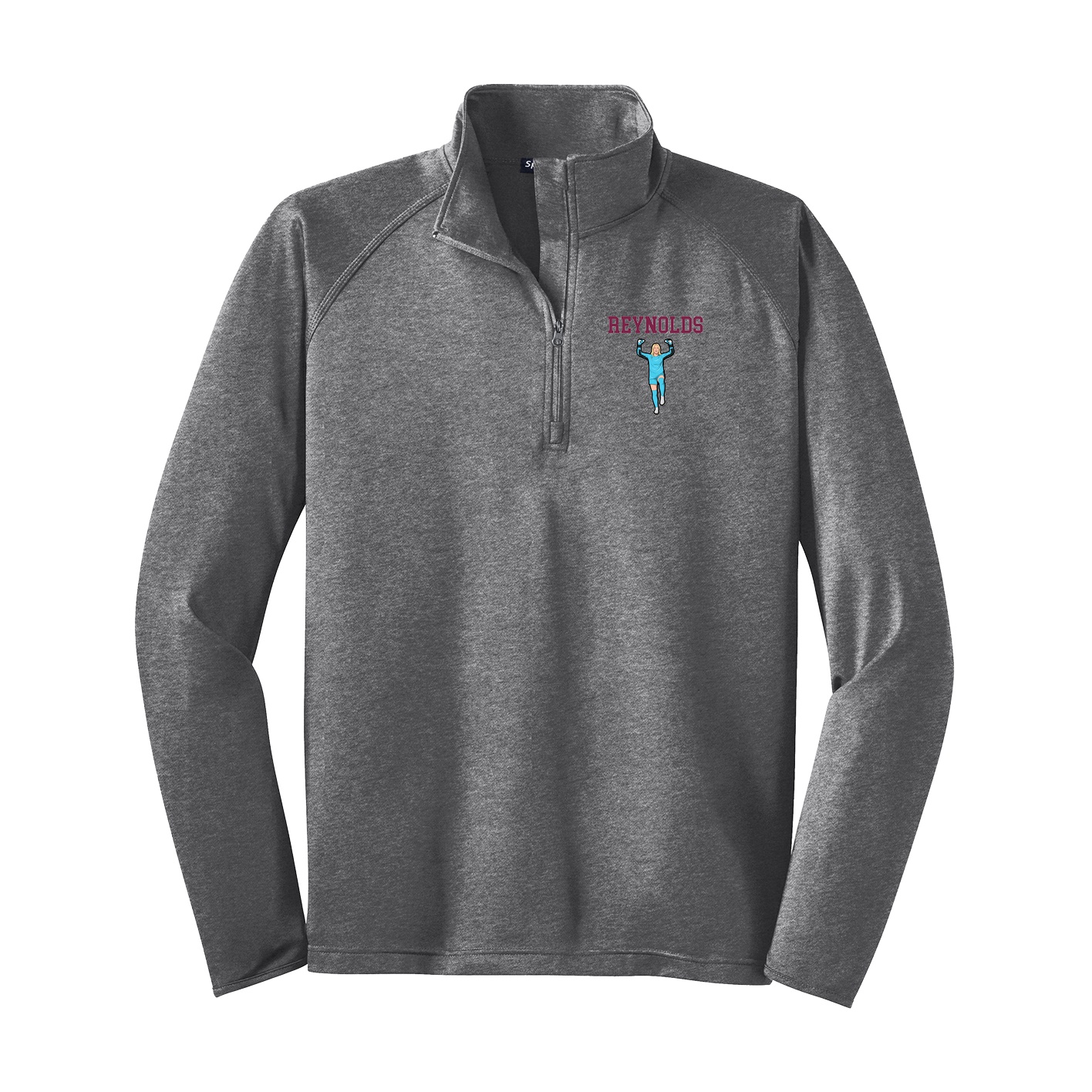 Q-Zip Pullover — Shirsey in Grey