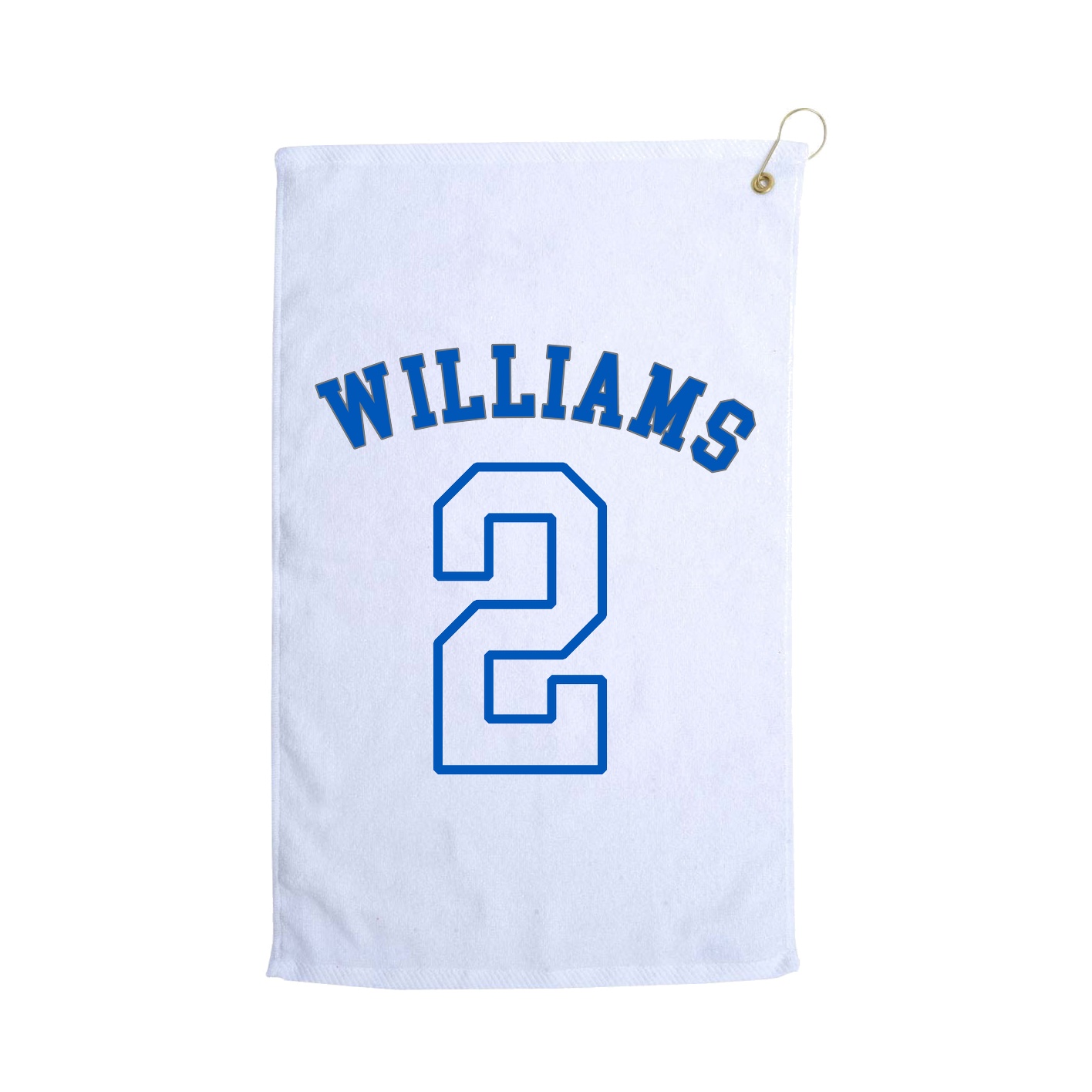 Golf Towel — Shirsey Arch in White